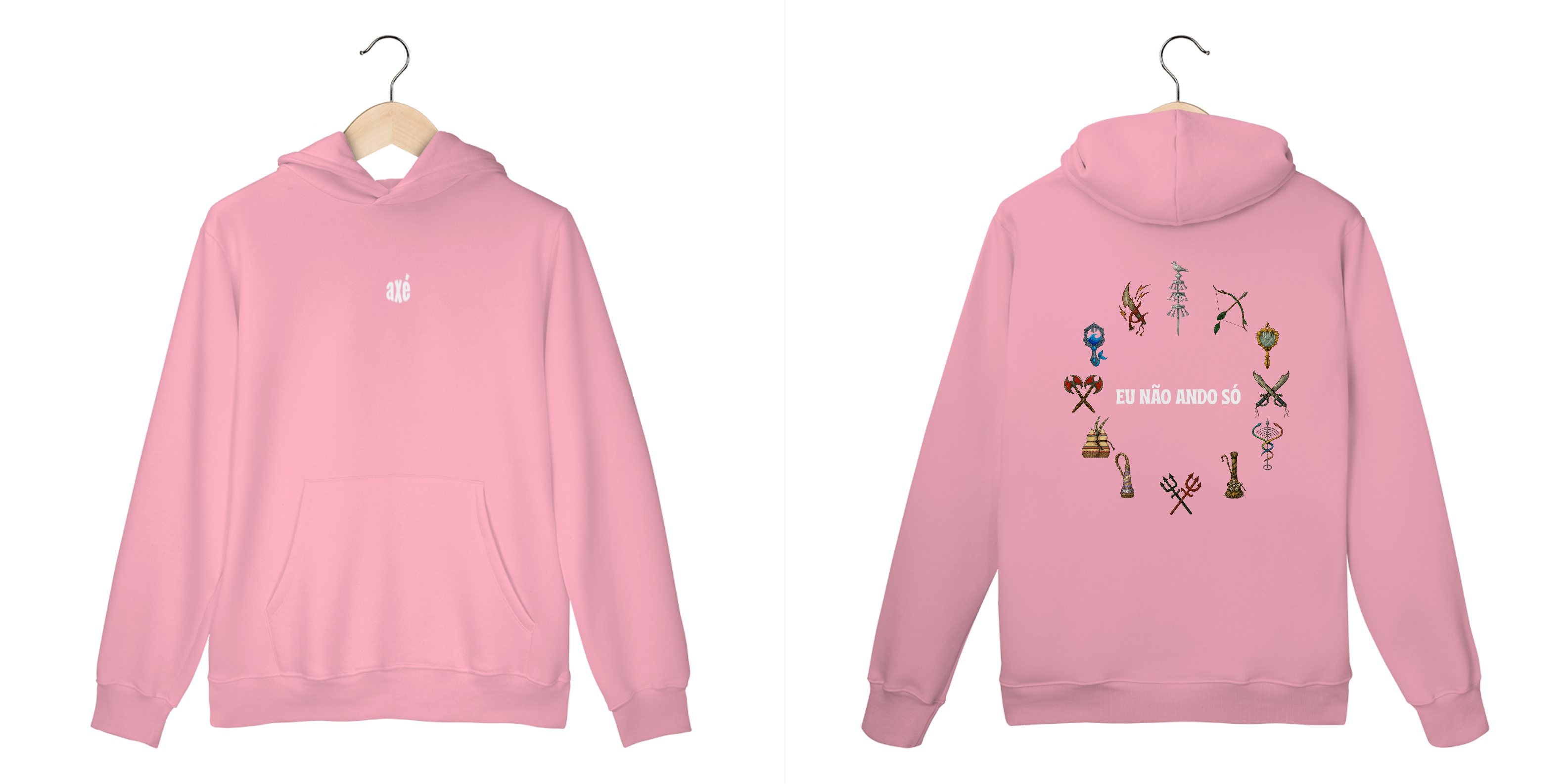 Nome do produto: Casaco Moletom Axé (cores)