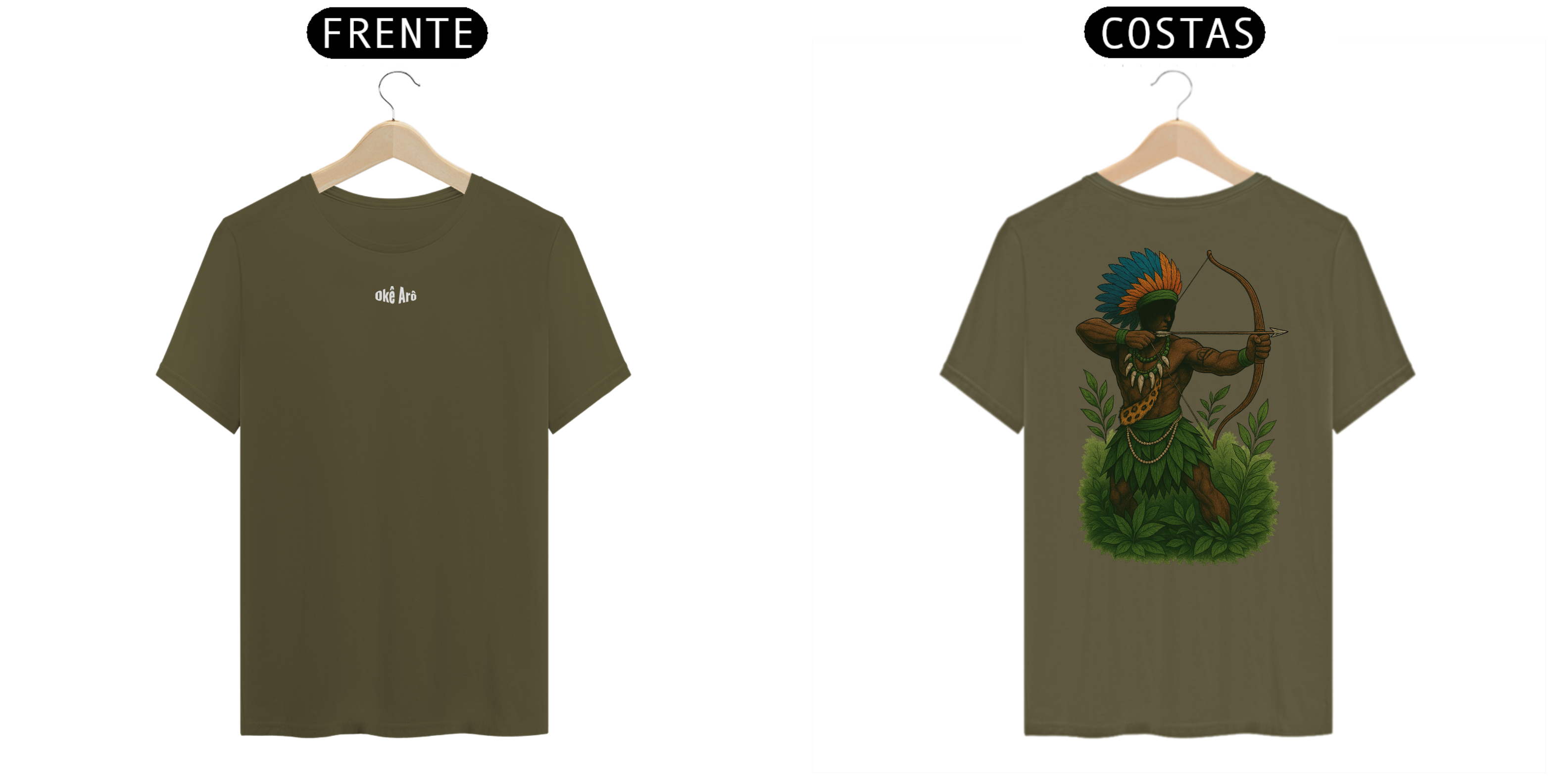 Nome do produto: Camiseta Clássica Oxóssi (cores)