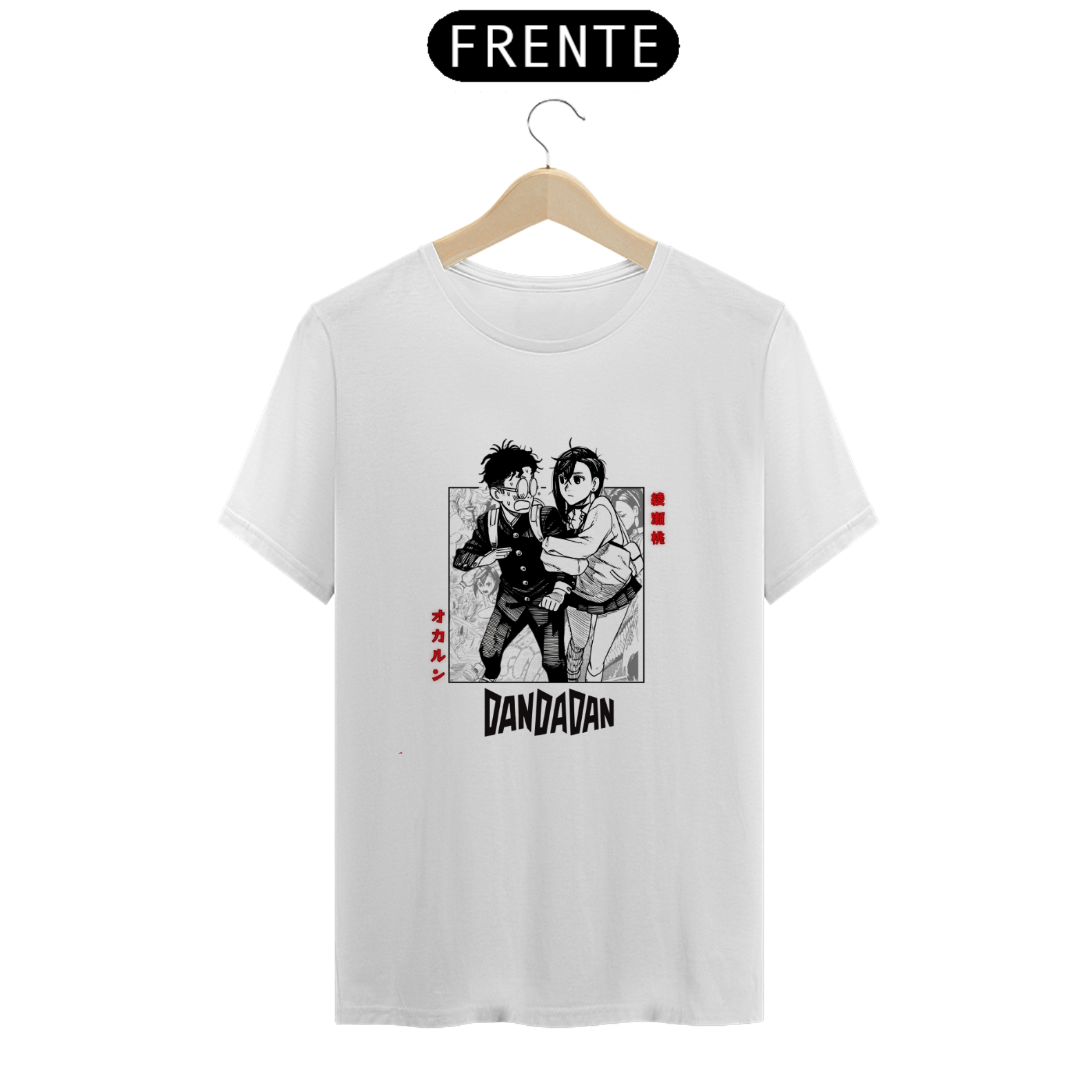 Nome do produto: Camiseta Okarun e Momo Ayase – Dandadan