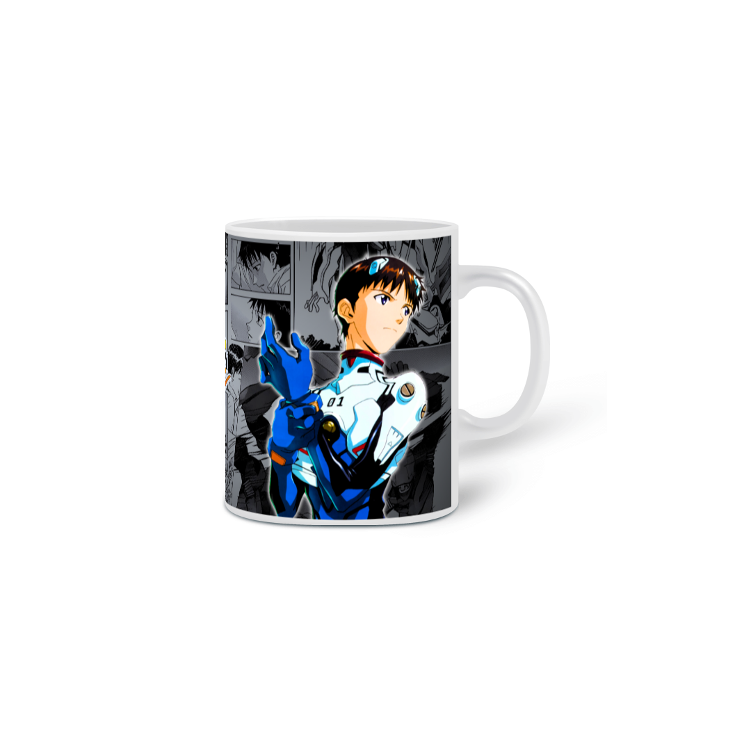 Nome do produto: Caneca Do Shinji Ikari | Neon Genesis Evangelion 