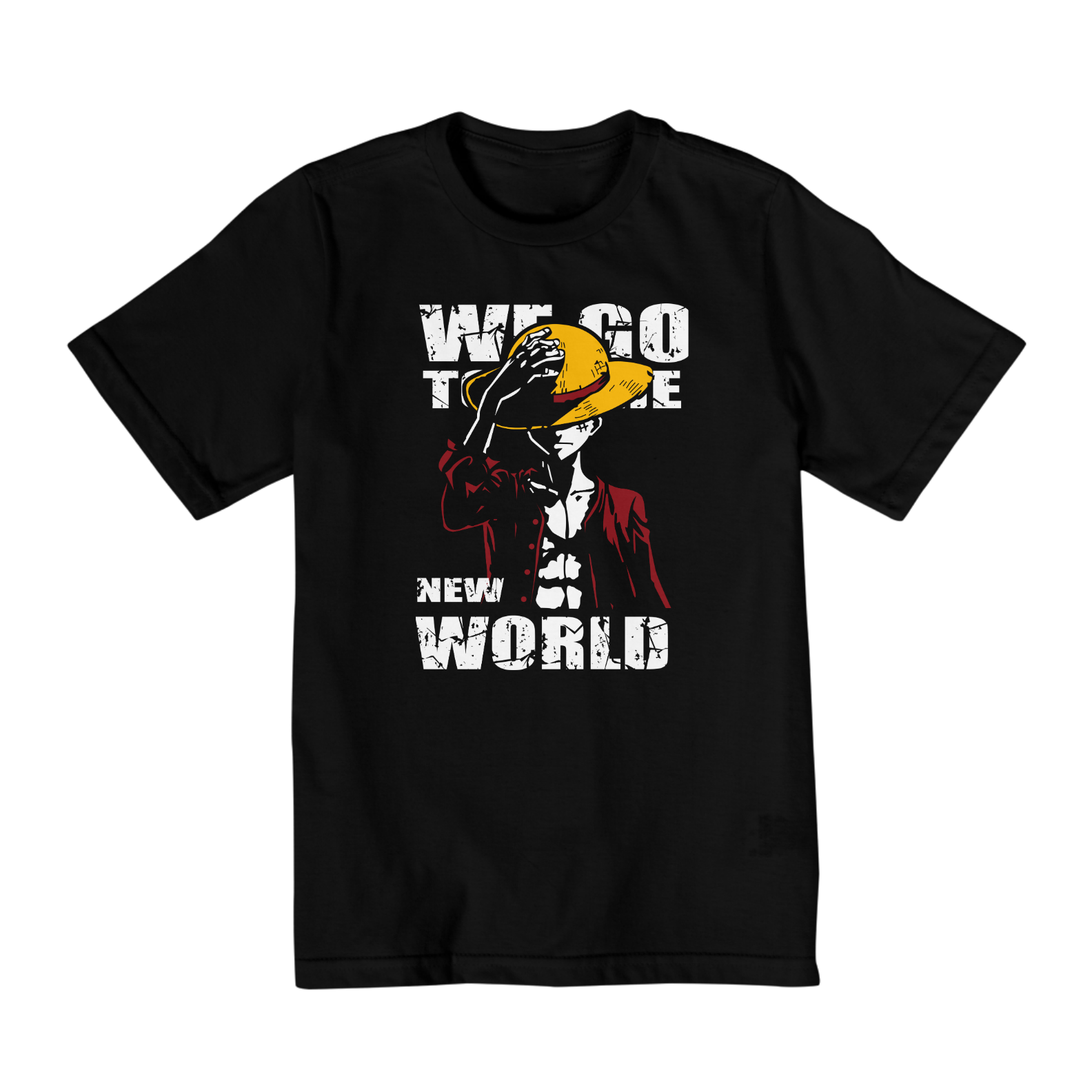 Nome do produto: Camiseta Infantil Luffy (10 a 14 anos) – One Piece