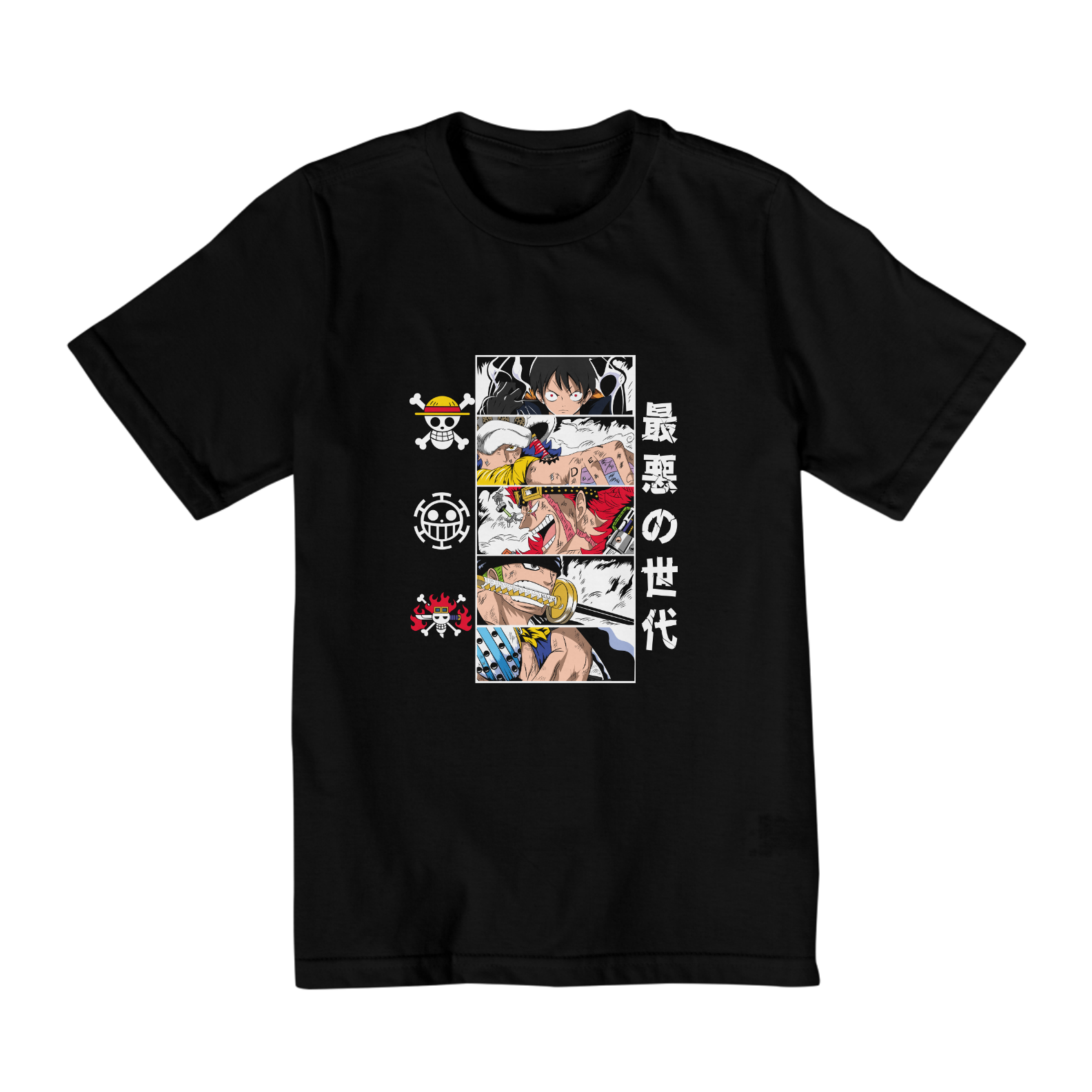 Nome do produto: Camiseta Infantil One Piece (10 a 14 anos)