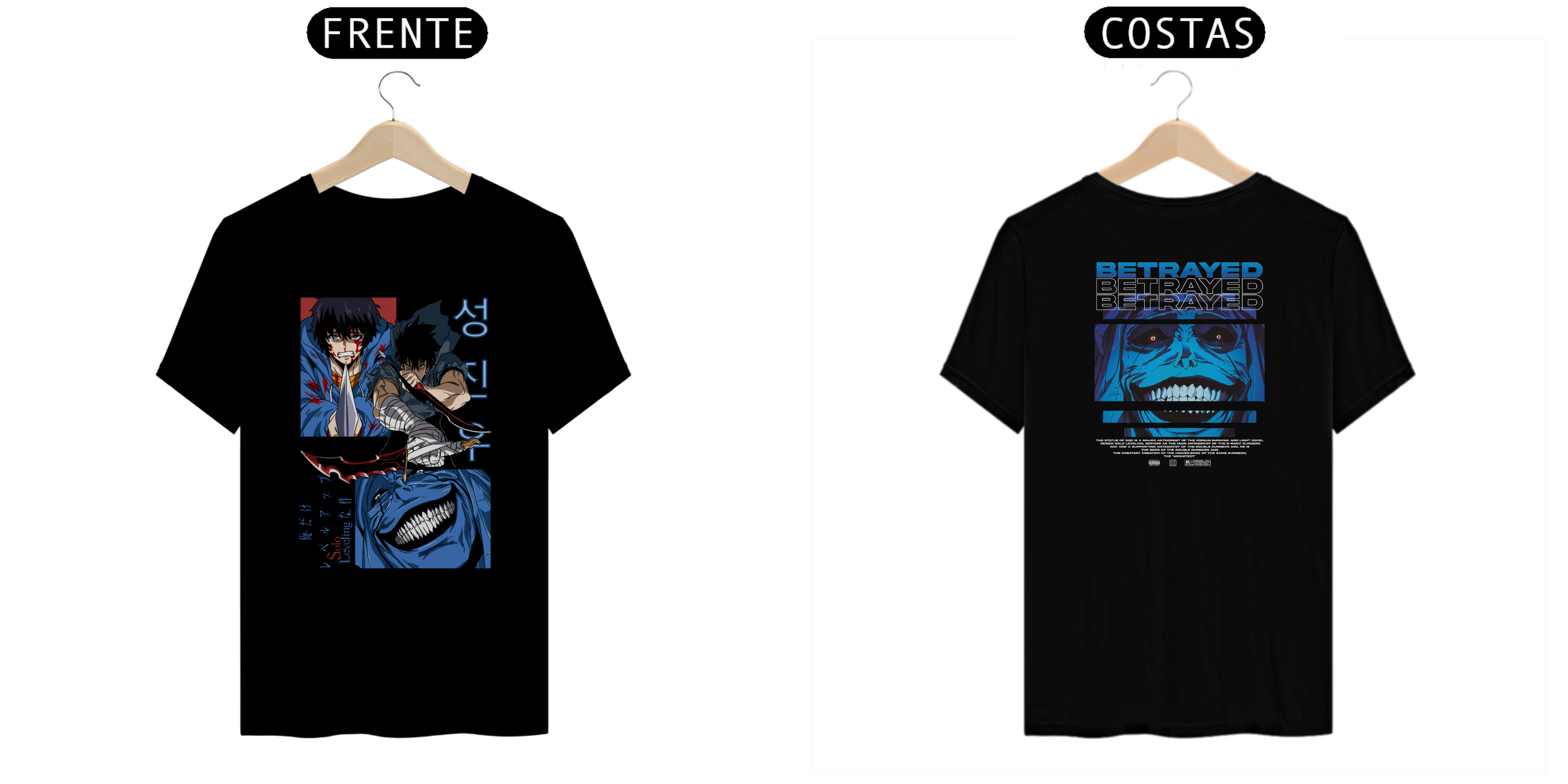 Nome do produto: Camiseta Sung Jin-Woo – Solo Leveling