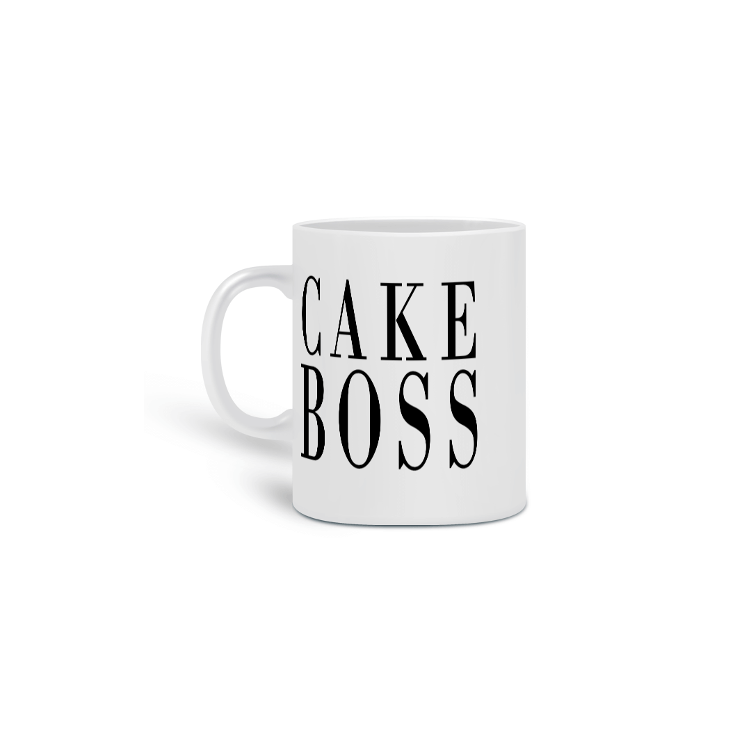 Nome do produto: CANECA CAKE BOSS PRETA