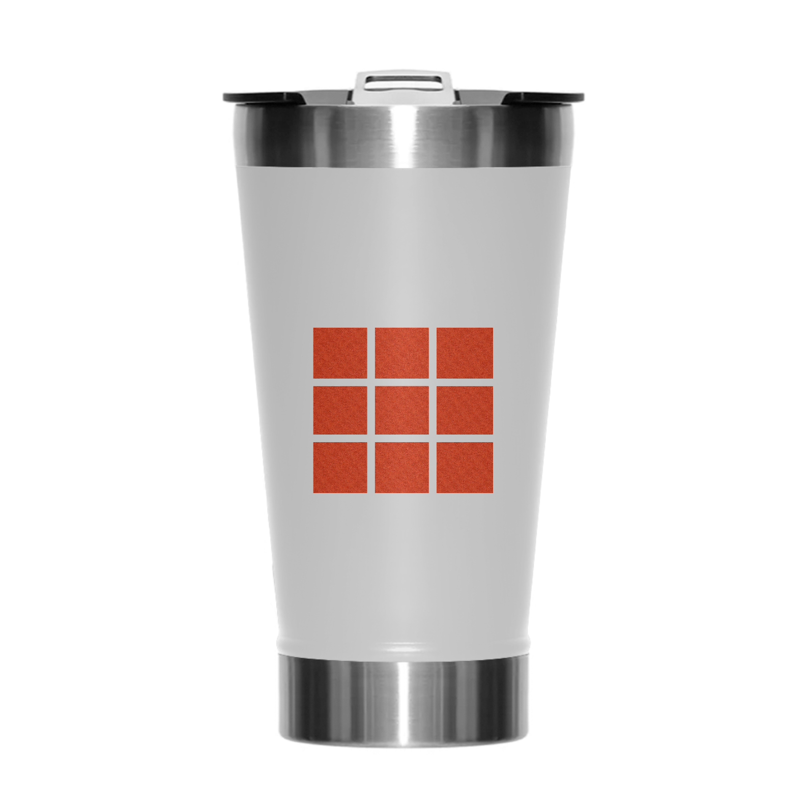 Copo térmico 473ml - Silent Hill - Quadrados Vermelhos