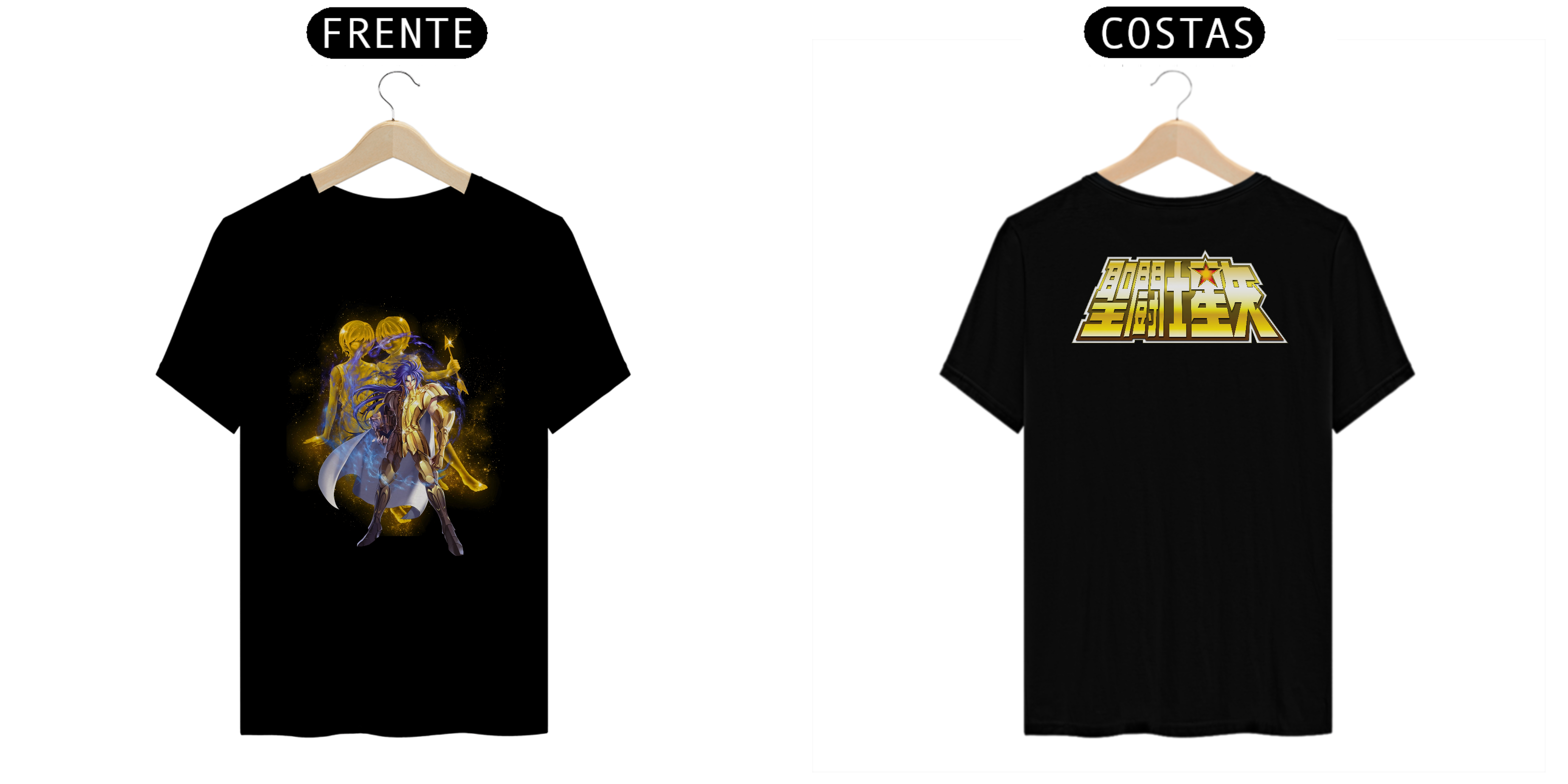 Nome do produto: Camiseta Gemini Saga | Saint Seiya