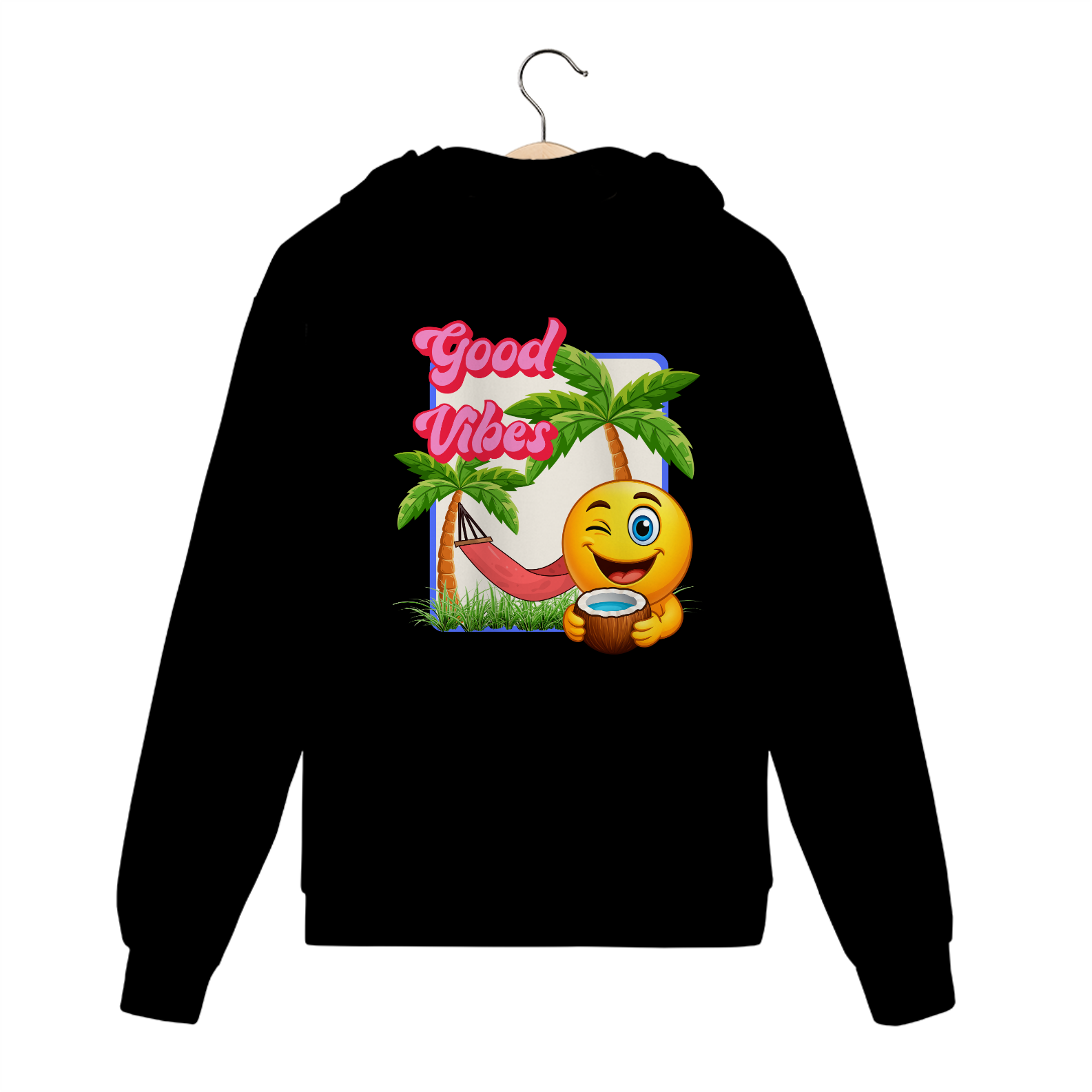 Moletom com Zíper Good Vibes