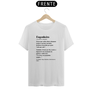 Camiseta Definição de Engenheiro - Frente