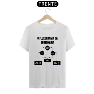 Camiseta Fluxograma da Engenharia