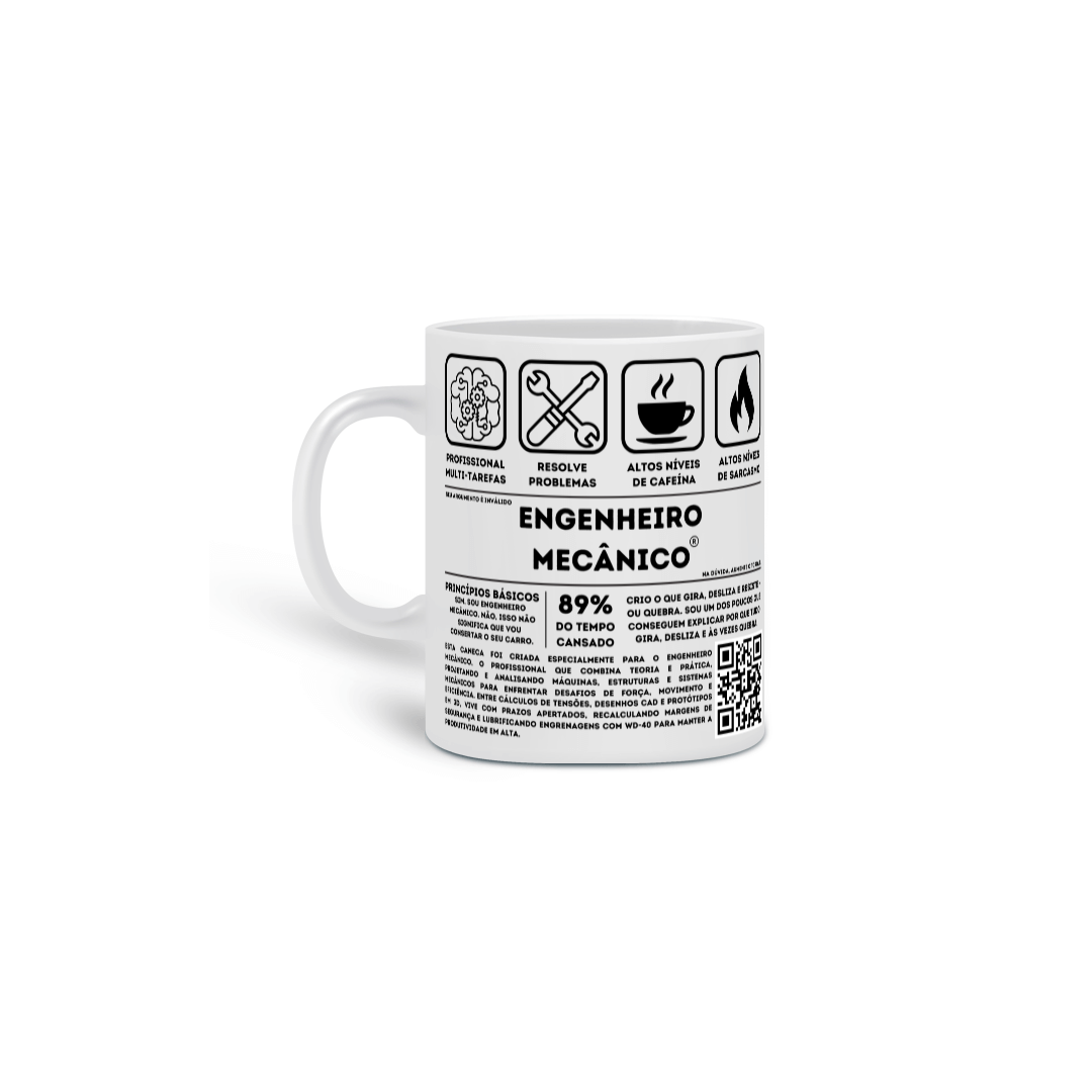 Caneca Engenheiro Mecânico