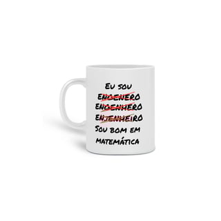 Caneca Bom em Matemática