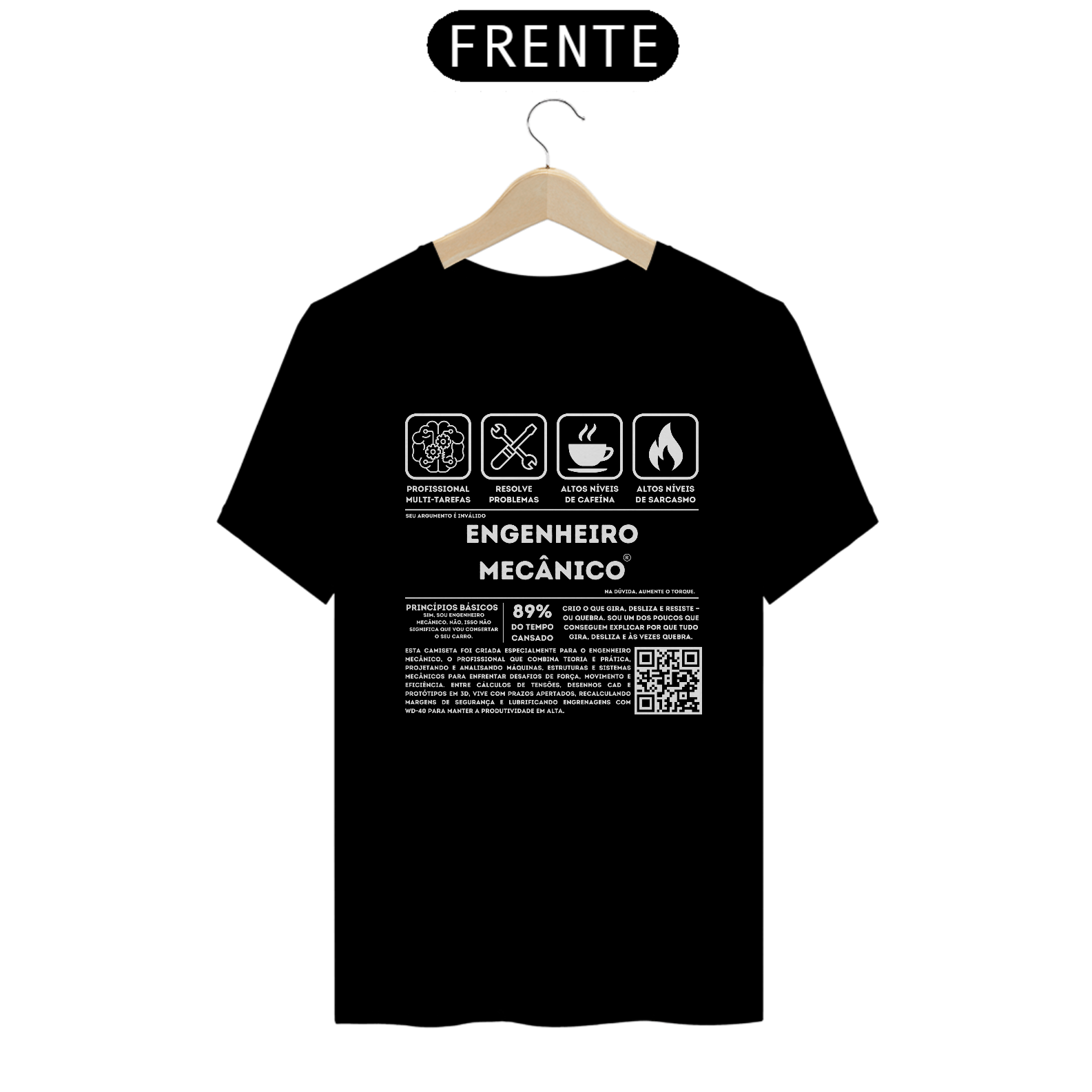 Camiseta Engenheiro Mecânico