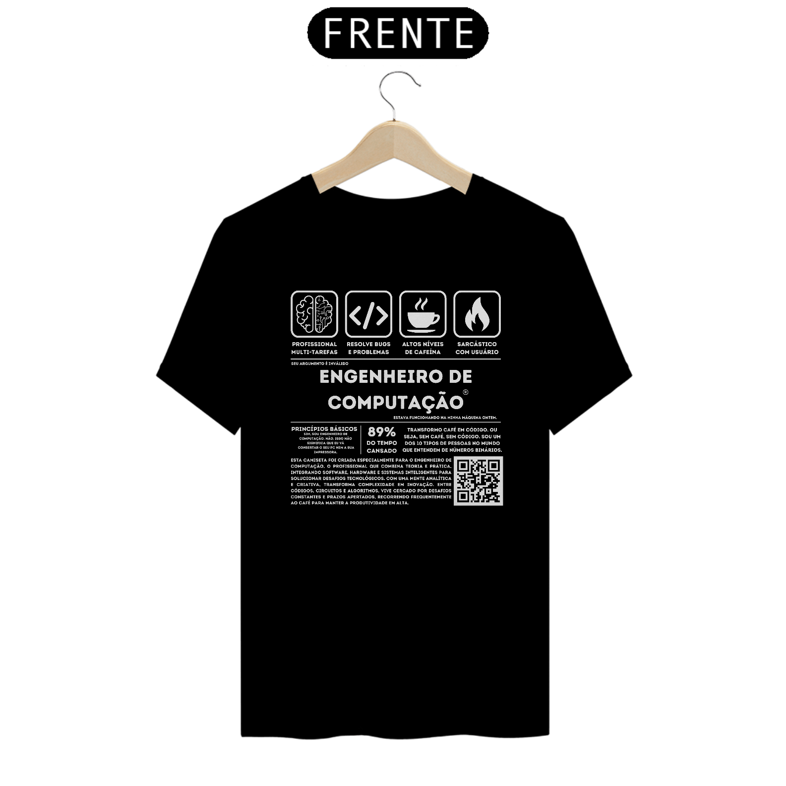Camiseta Engenheiro de Computação