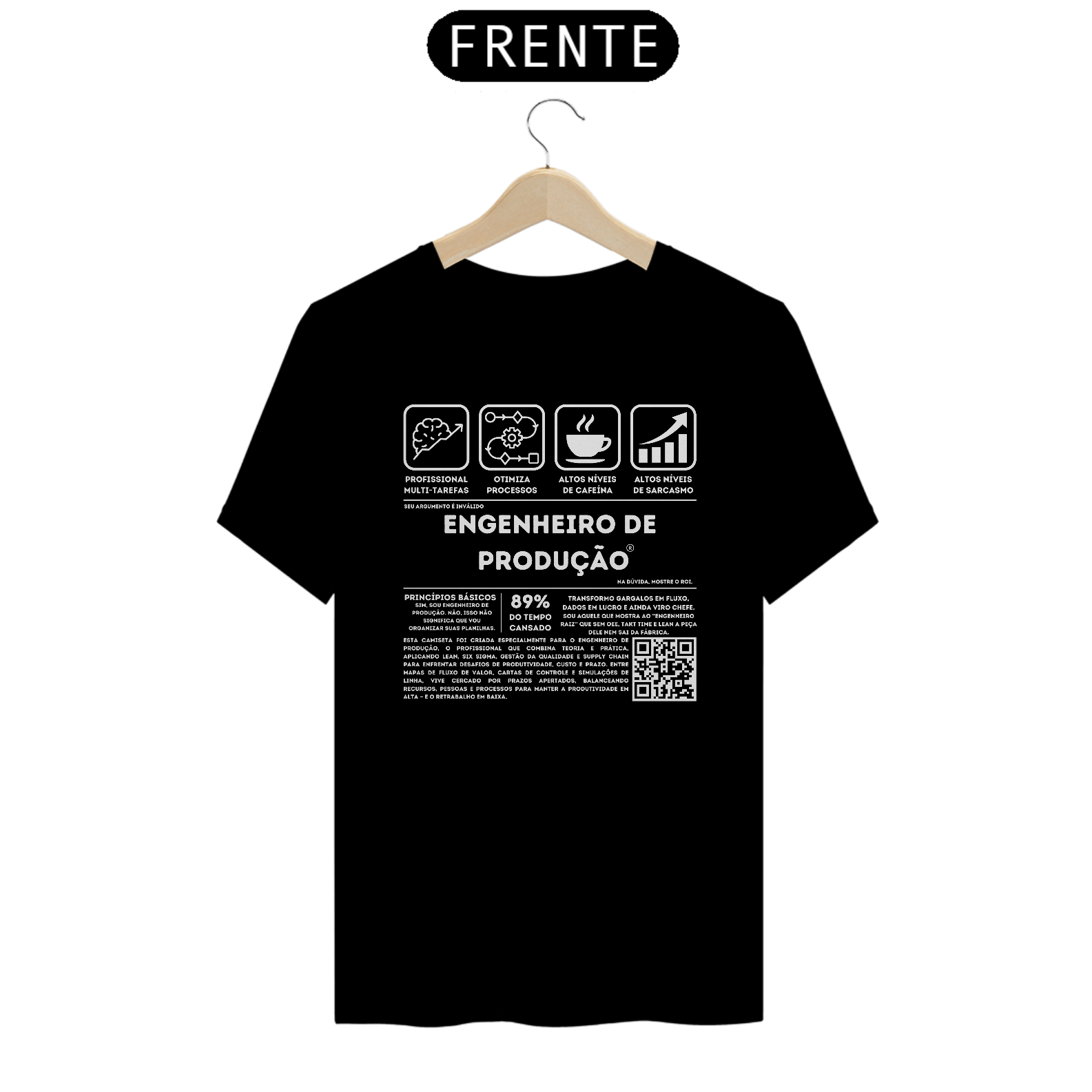 Camiseta Engenheiro de Produção