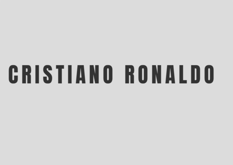 Nome do produto: CR7