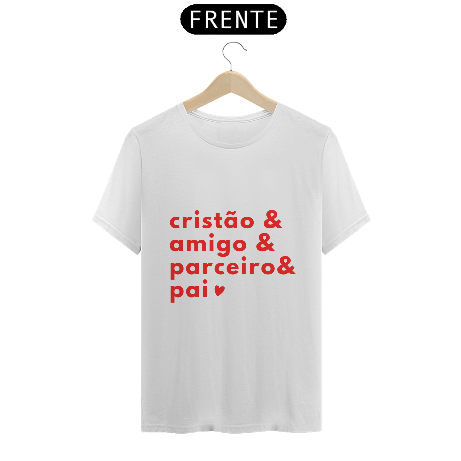 Nome do produto: Camisera Masc. Cristão e Pai