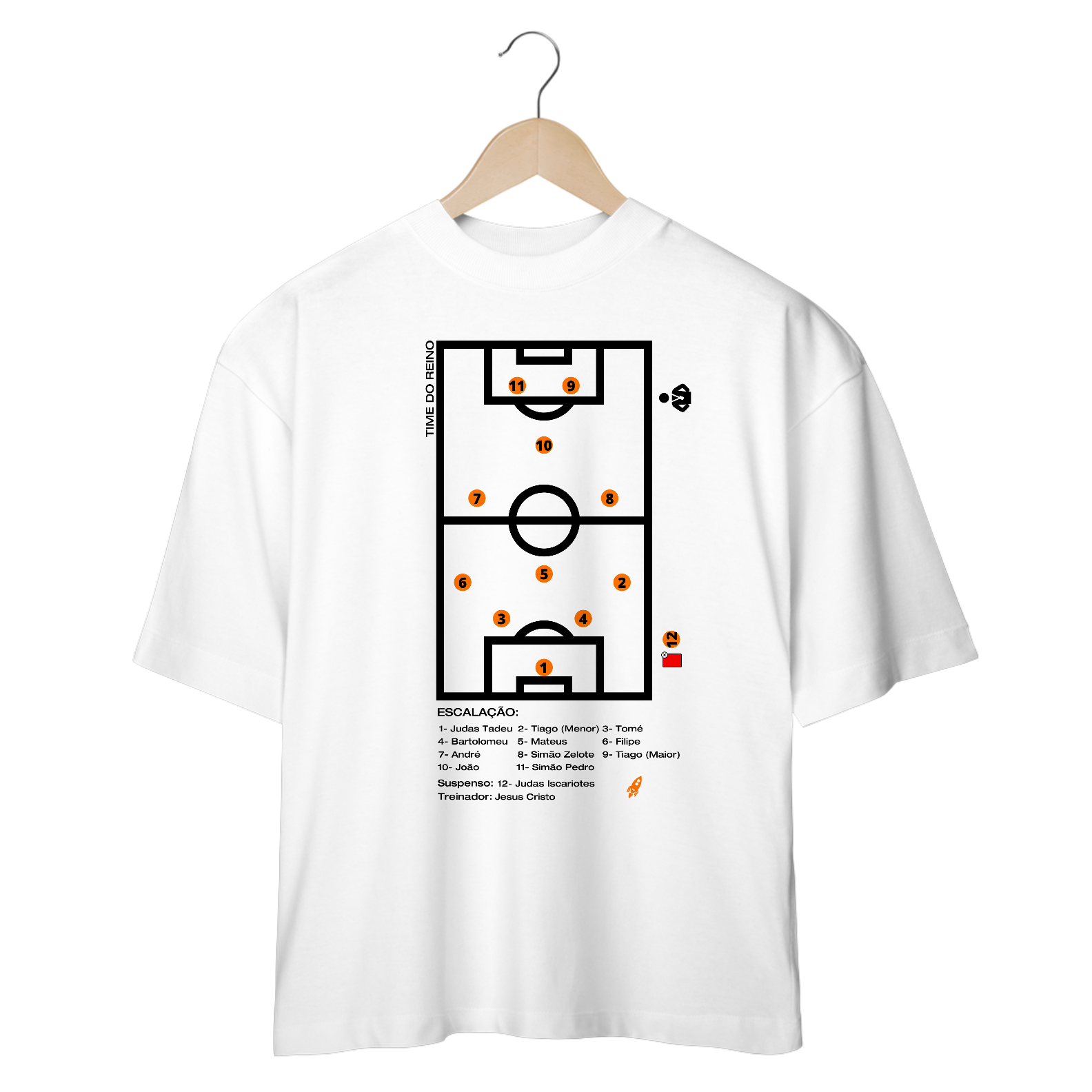 Camiseta Oversized - Time do Reino