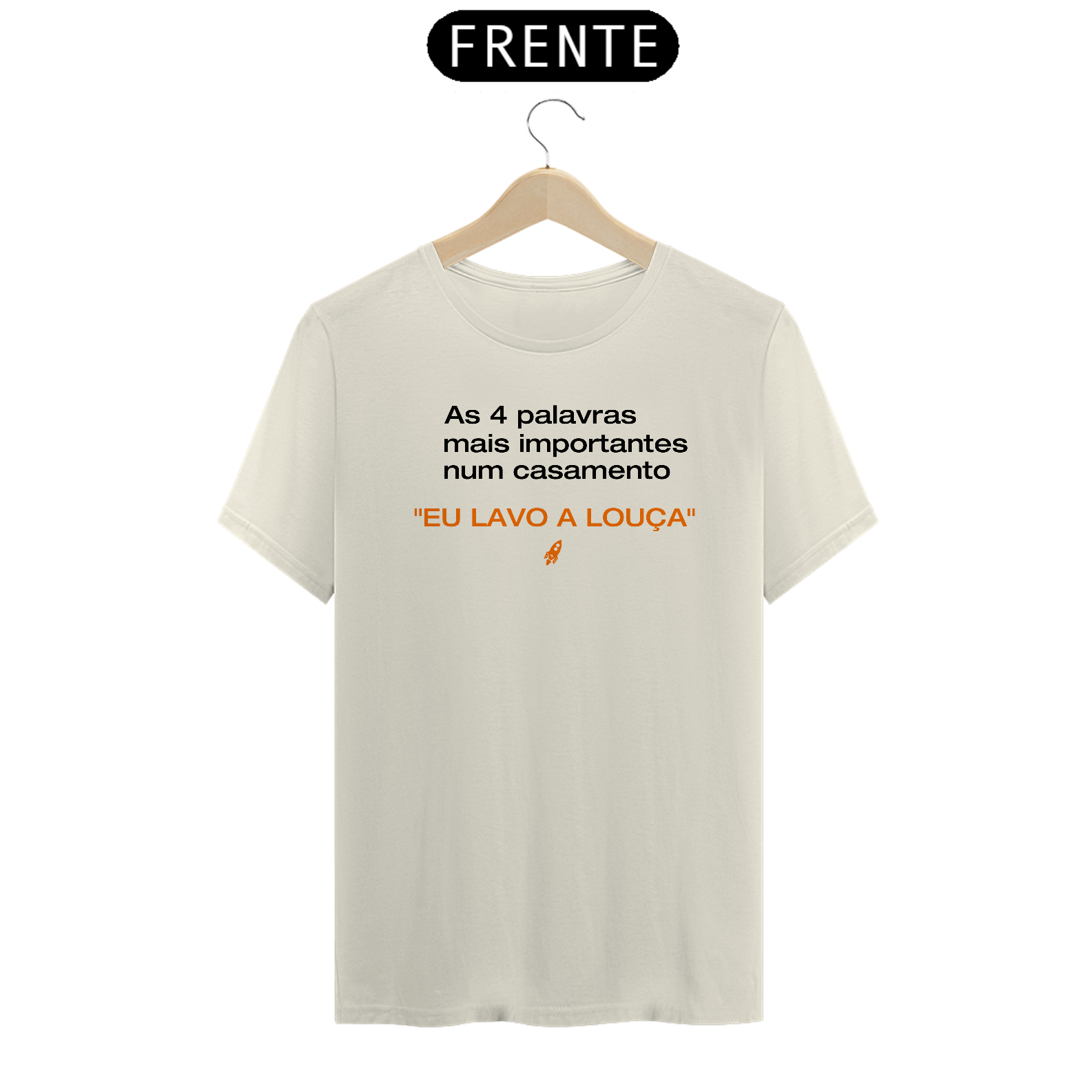 T-Shirt Premium - Eu lavo a louça
