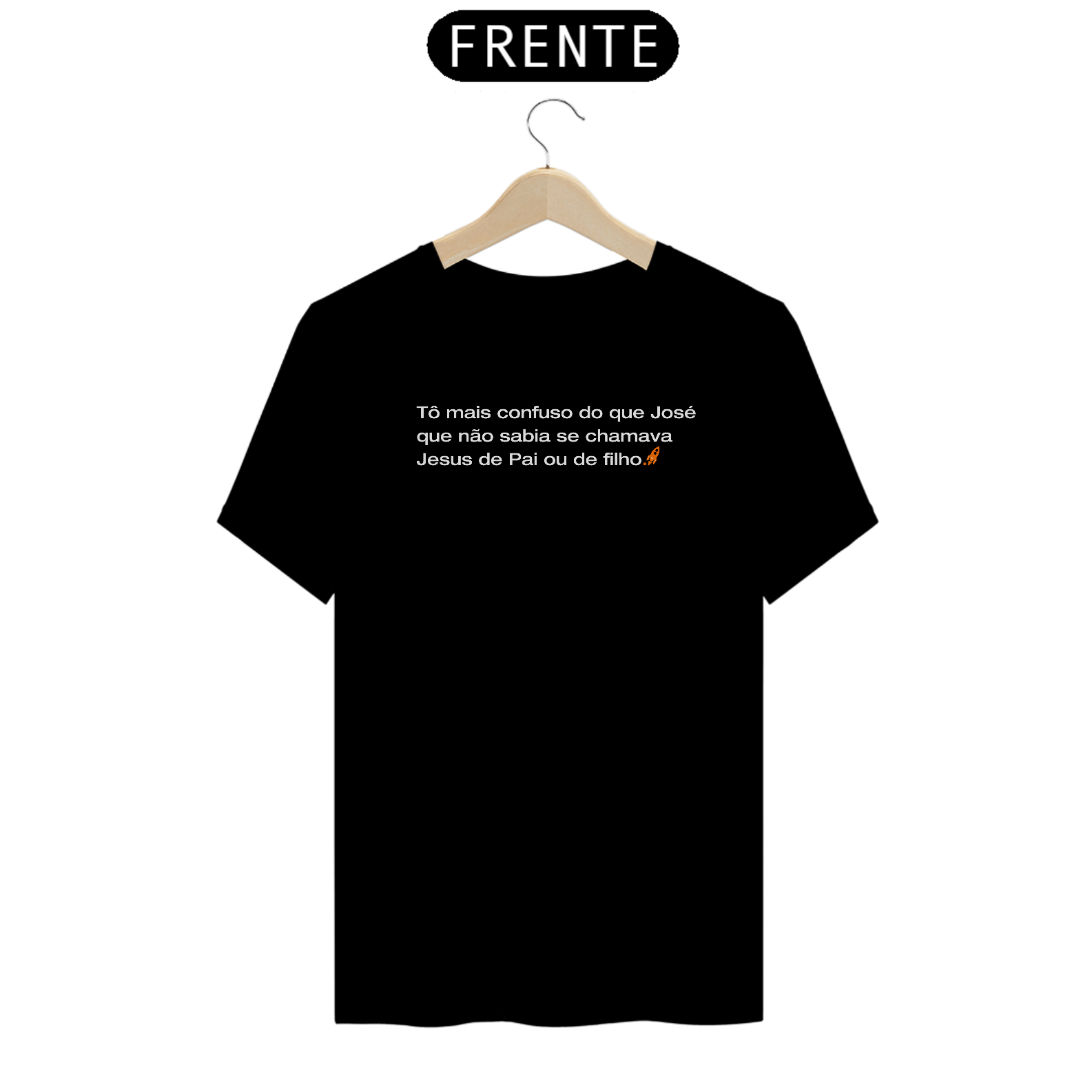 T-Shirt Premium - Confuso - Black