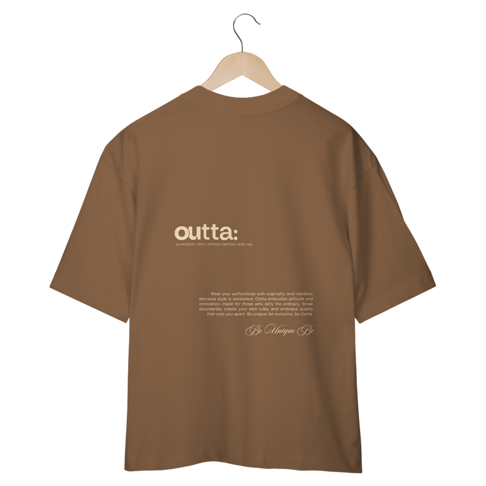 Camiseta Outta Marrom