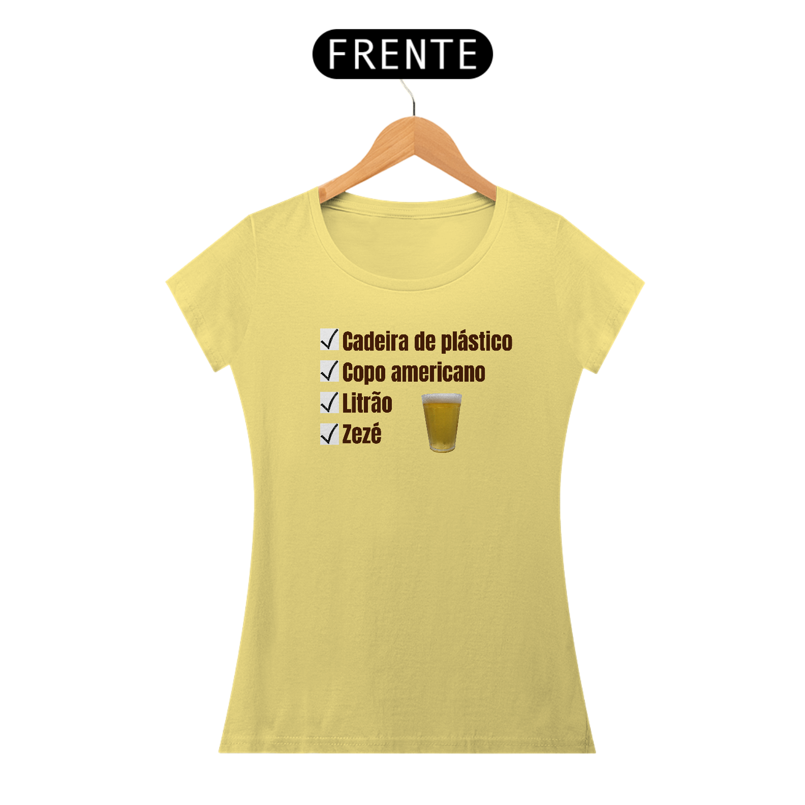 Nome do produto: Camiseta Fem. Estonada Baby Look - Boteco