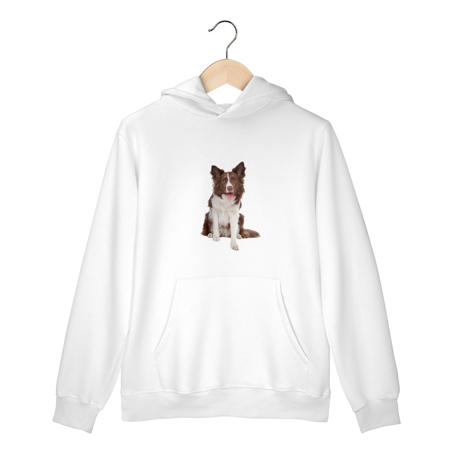 Nome do produto: Moletom Canguru - Border Collie