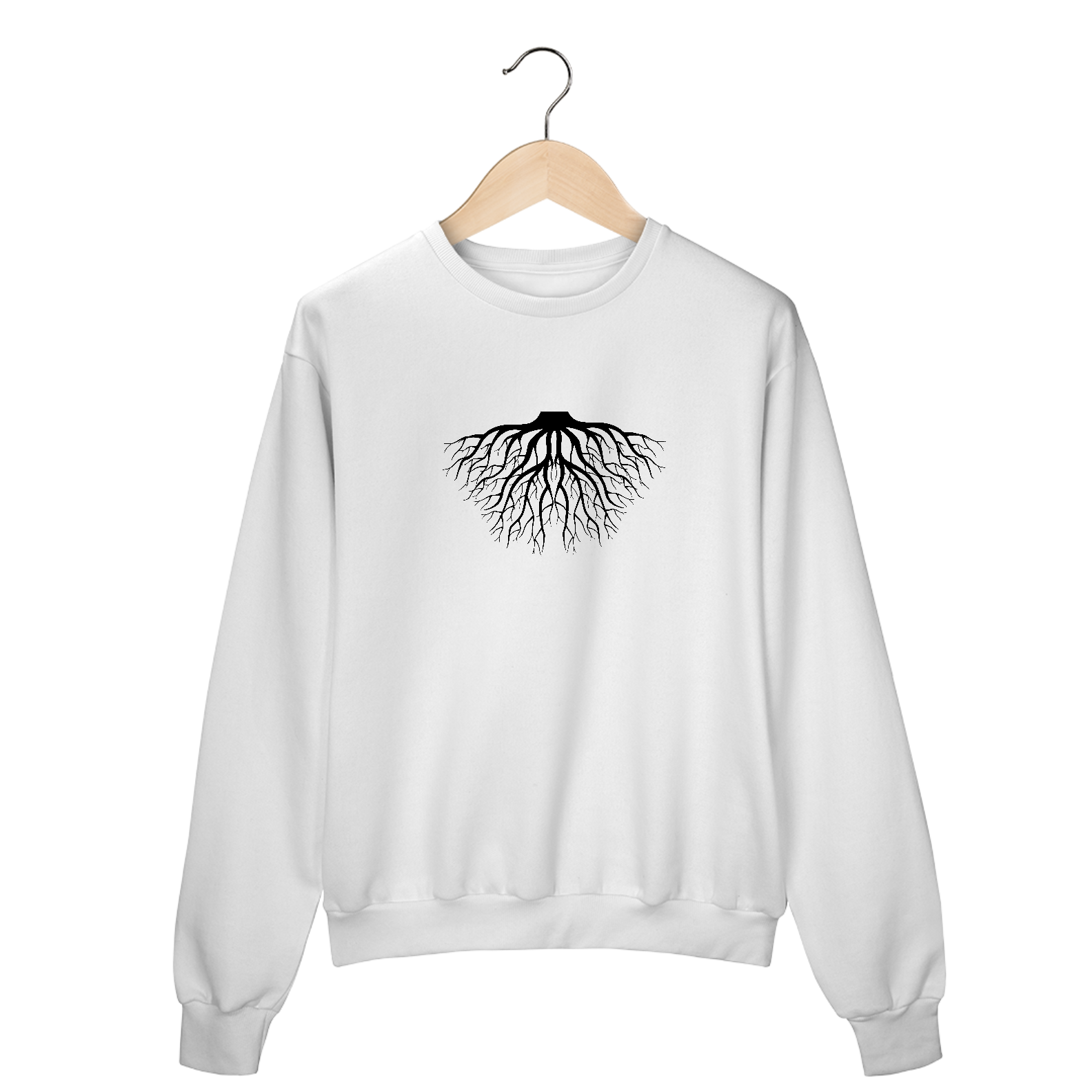 Nome do produto: Moletom Liso - Raízes