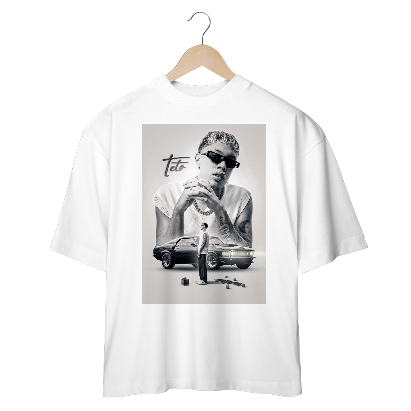 Nome do produto: CAMISETA OVERSIZED TETO