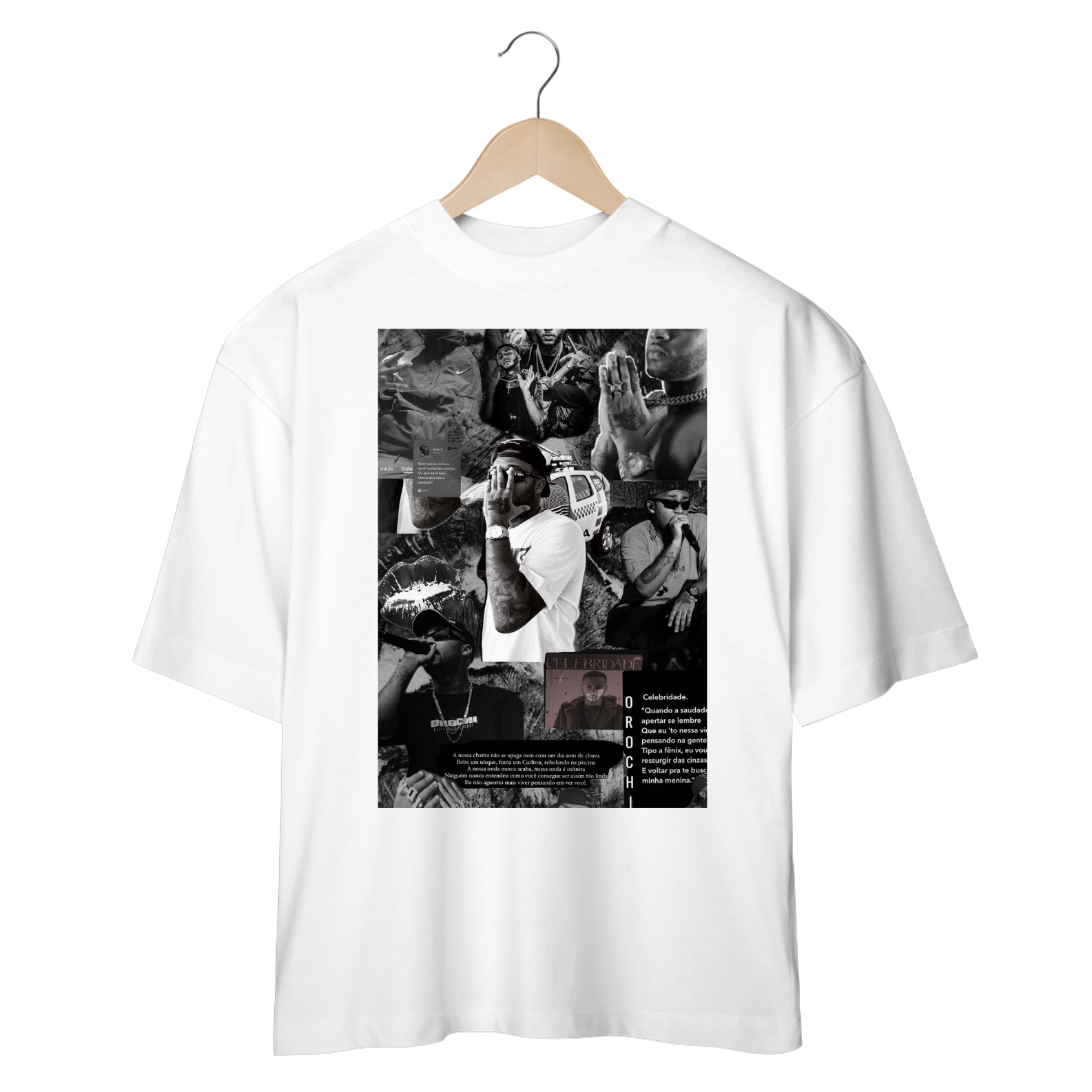 Nome do produto: CAMISETA OROCHI CELEBRIDADE 