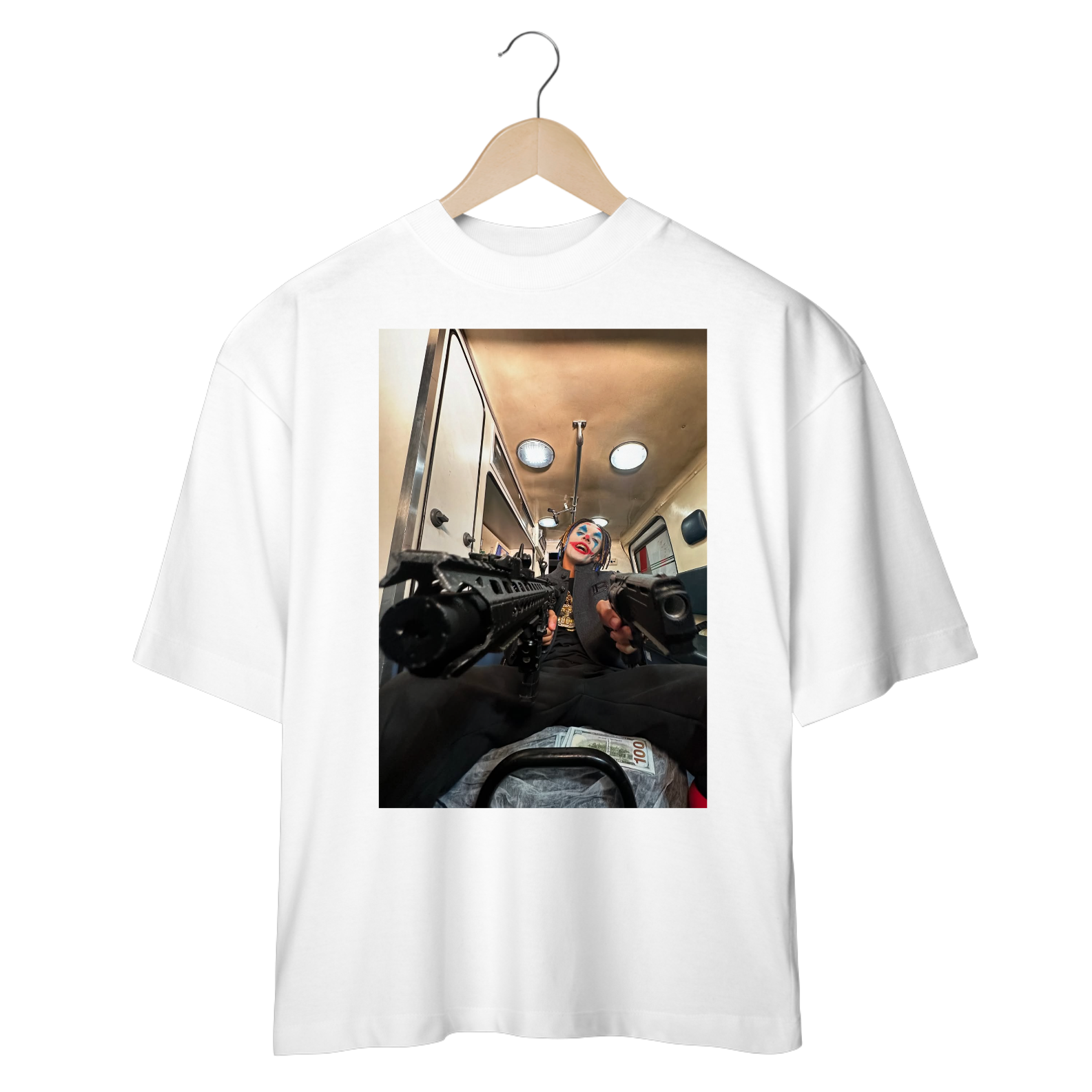 Nome do produto: CAMISETA OVERSIZED BUZEIRA CORINGA