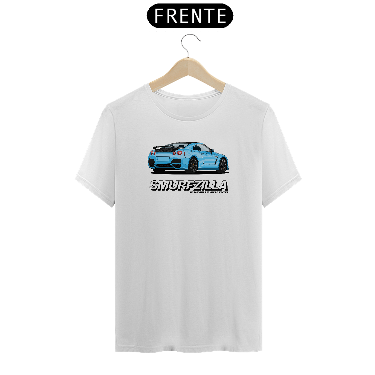Camiseta SmurfZilla Traseira