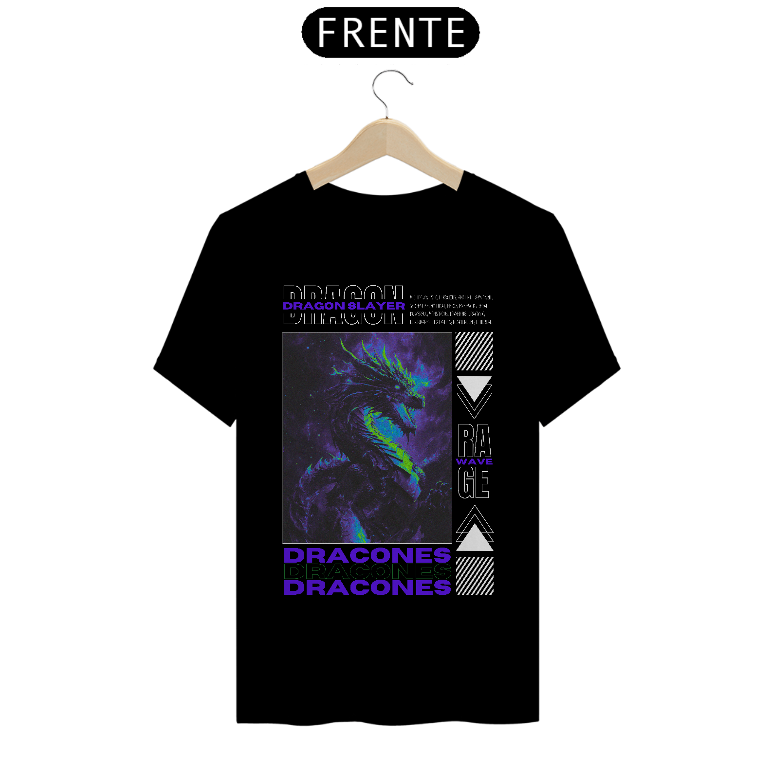 Nome do produto: CAMISETA PRIME DRAGON SLAYER- STREETWEAR