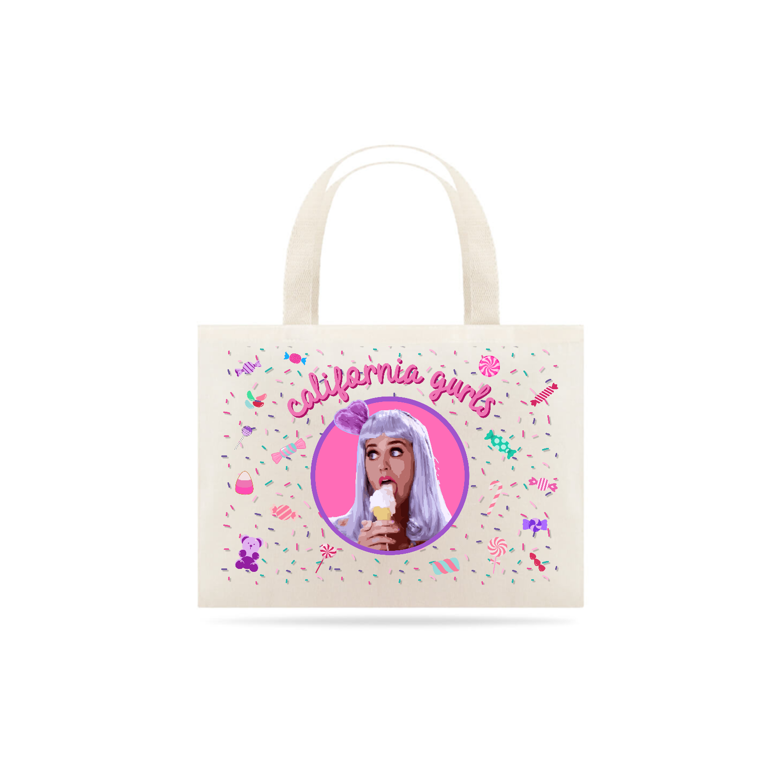 Nome do produto: Ecobag - California Gurls - Katy Perry