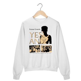 Moletom - Yes, and? - creme - Ariana Grande