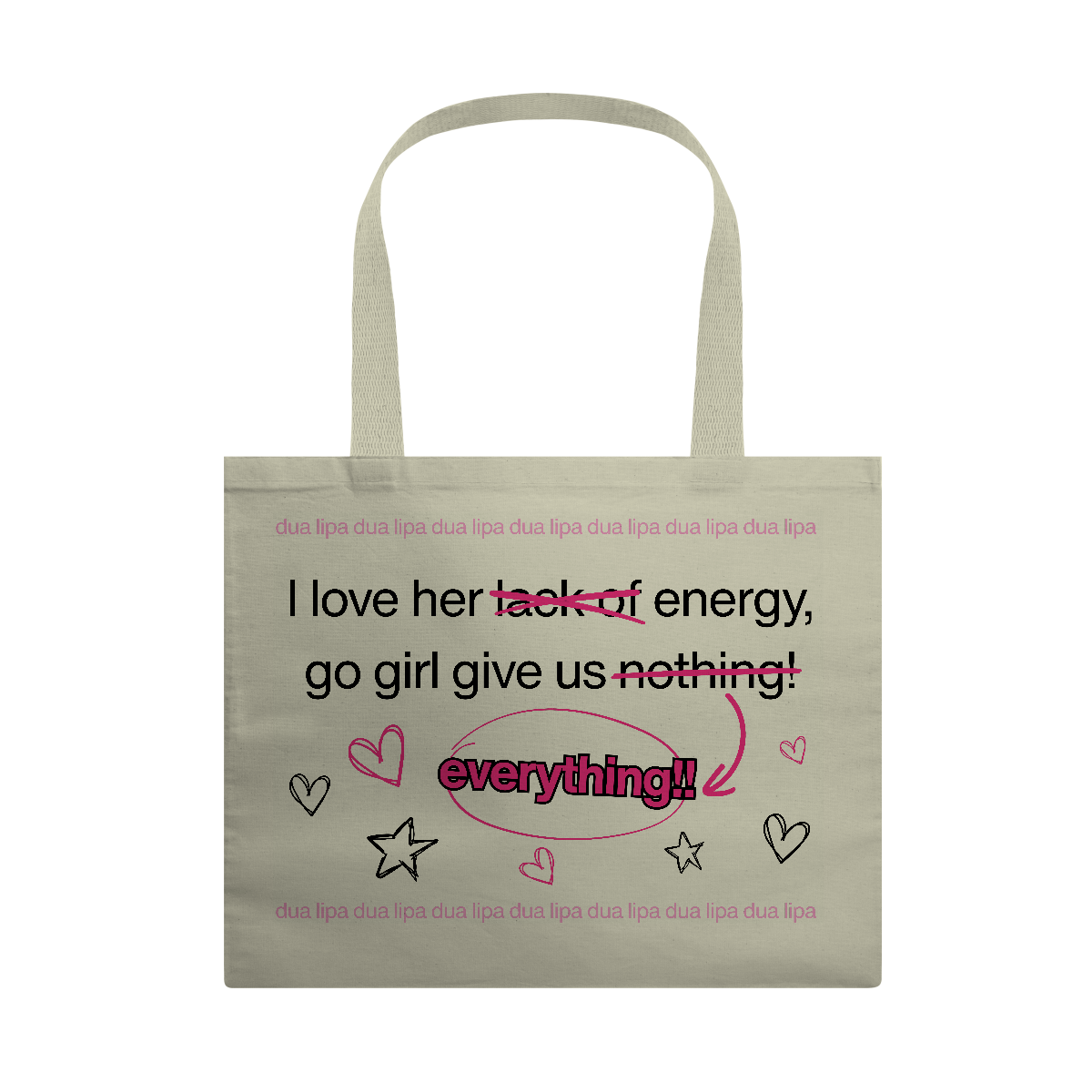 Nome do produto: Ecobag - Go Girl - Dua Lipa