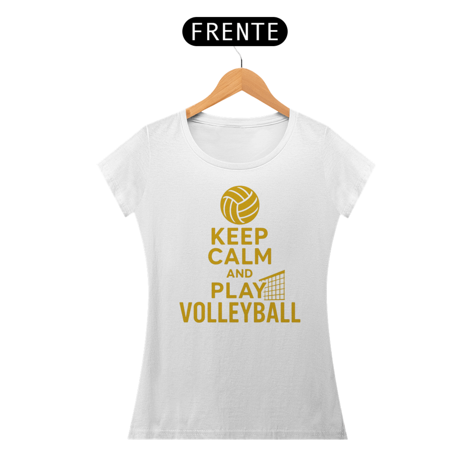 T SHIRT Keep Calm gold