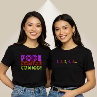 Camiseta Amigas - Pode Contar Comigo 1
