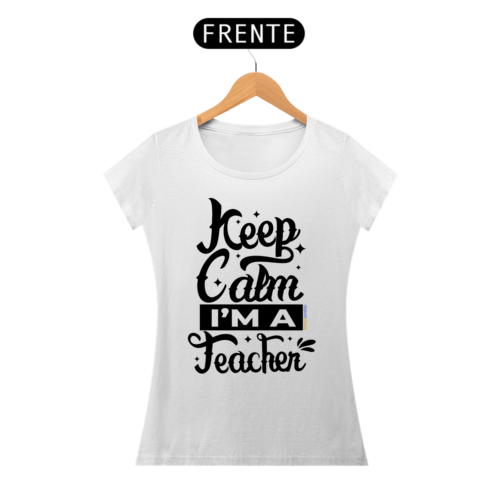 Nome do produto: Keep Calm Im A Teacher White