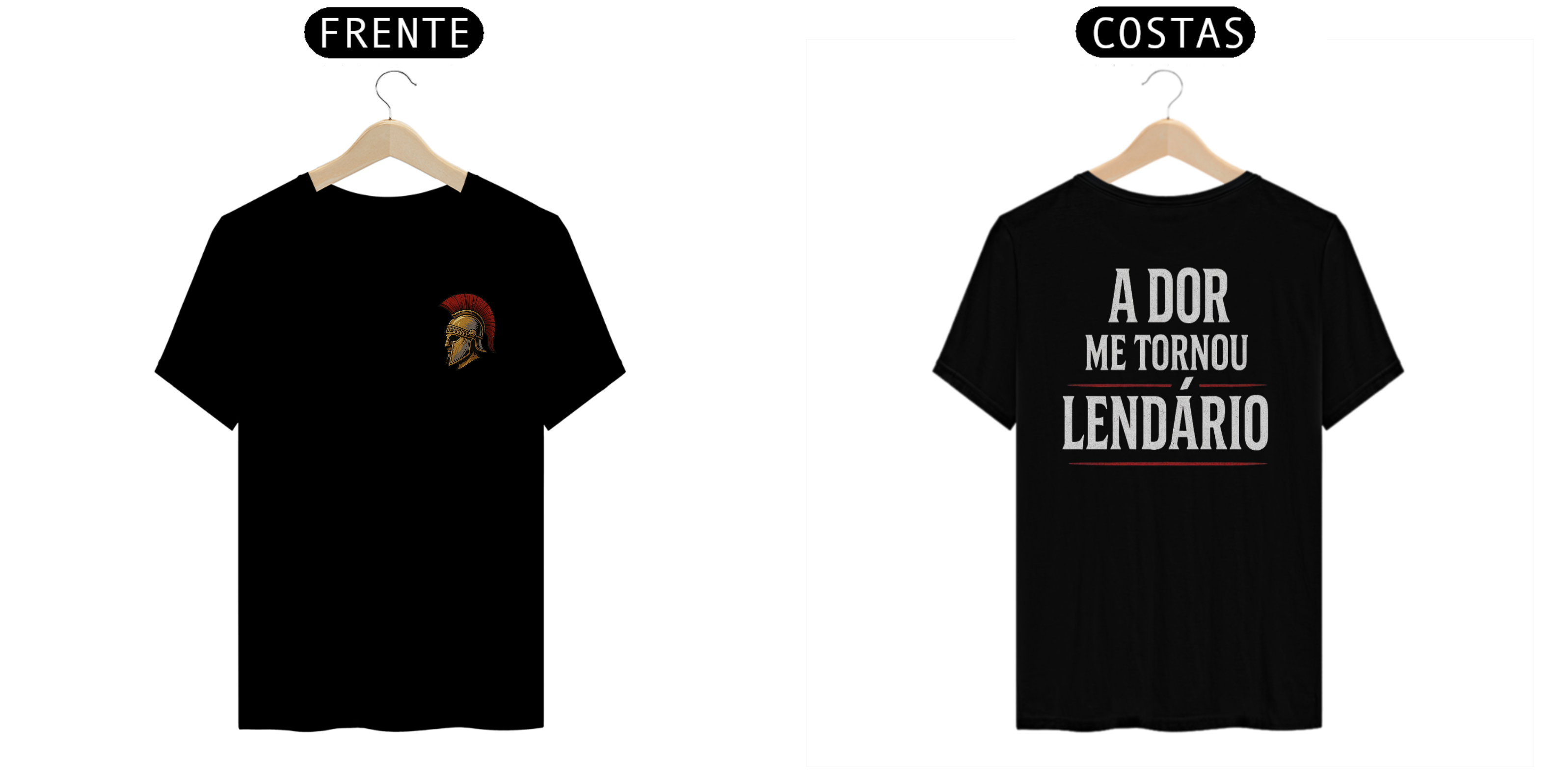 Nome do produto: A Dor Me Tornou Lendario/ T-Shirt Prime.