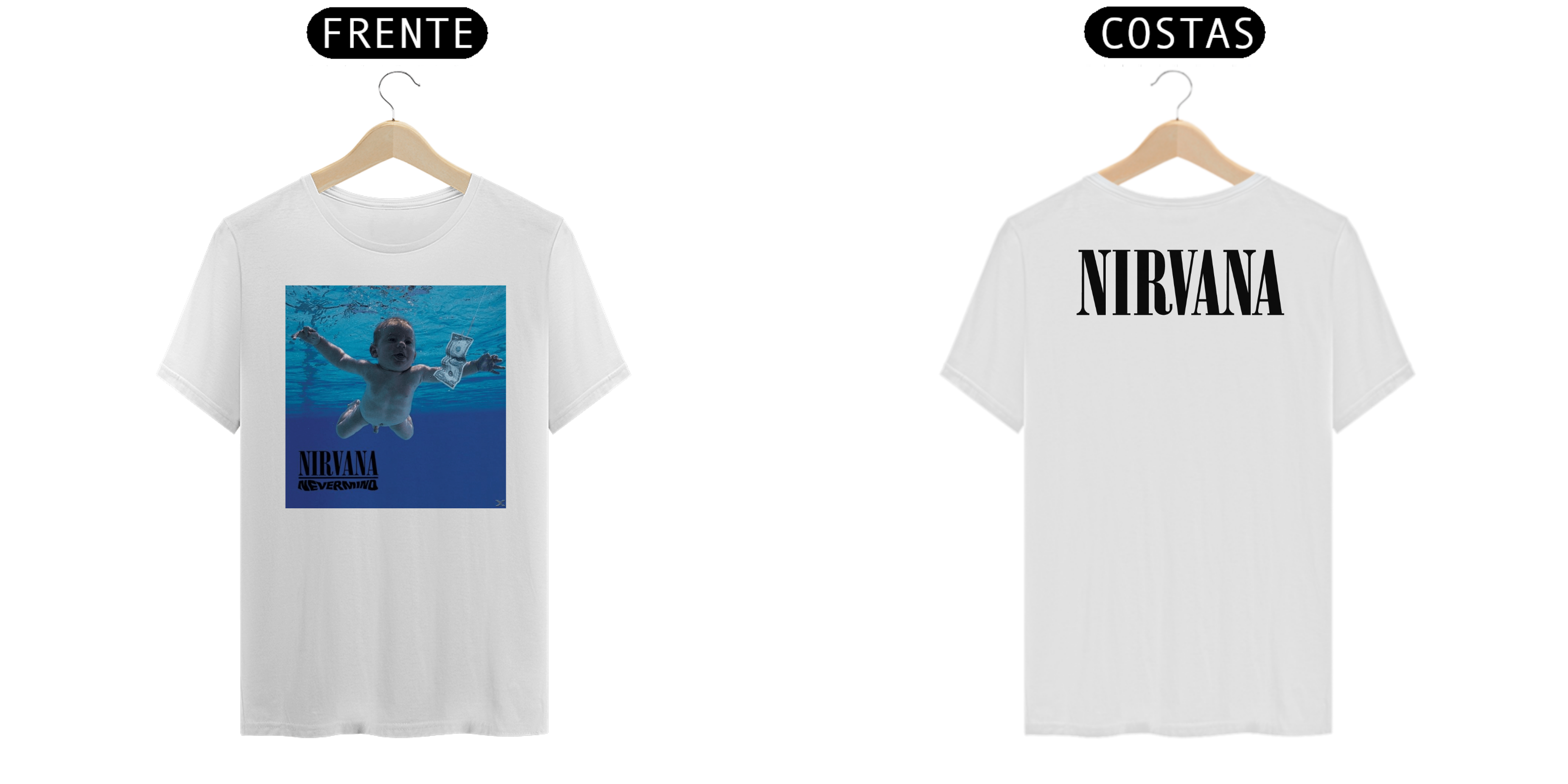 Camiseta Nirvana Nevermind Album