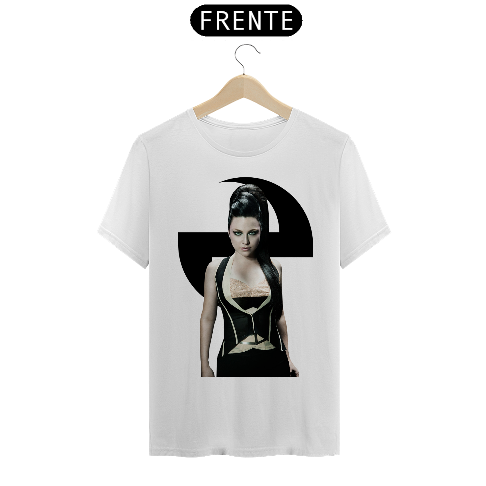 CAmiseta Amy Lee Evanescence White