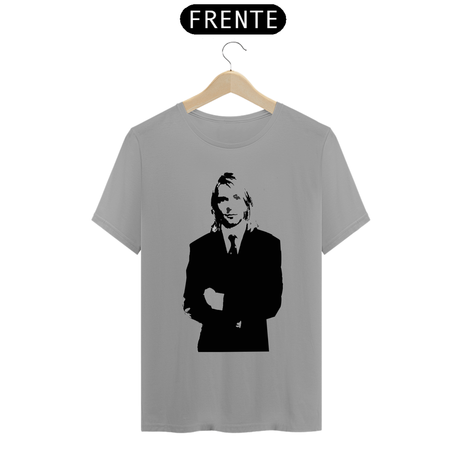 Nome do produto: Camiseta Kurt Cobain Nirvana