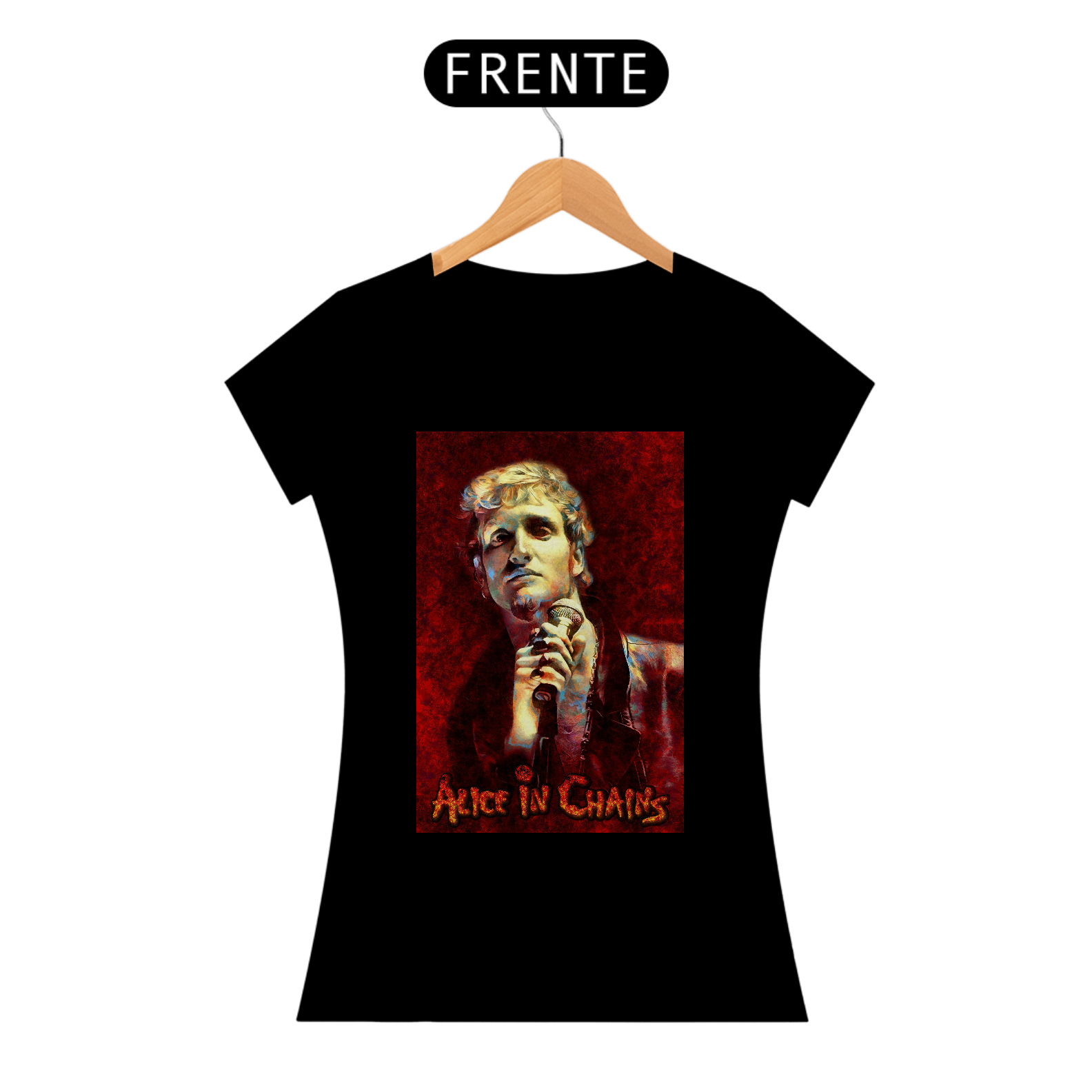 Camiseta Alice in Chains - Layne Fem