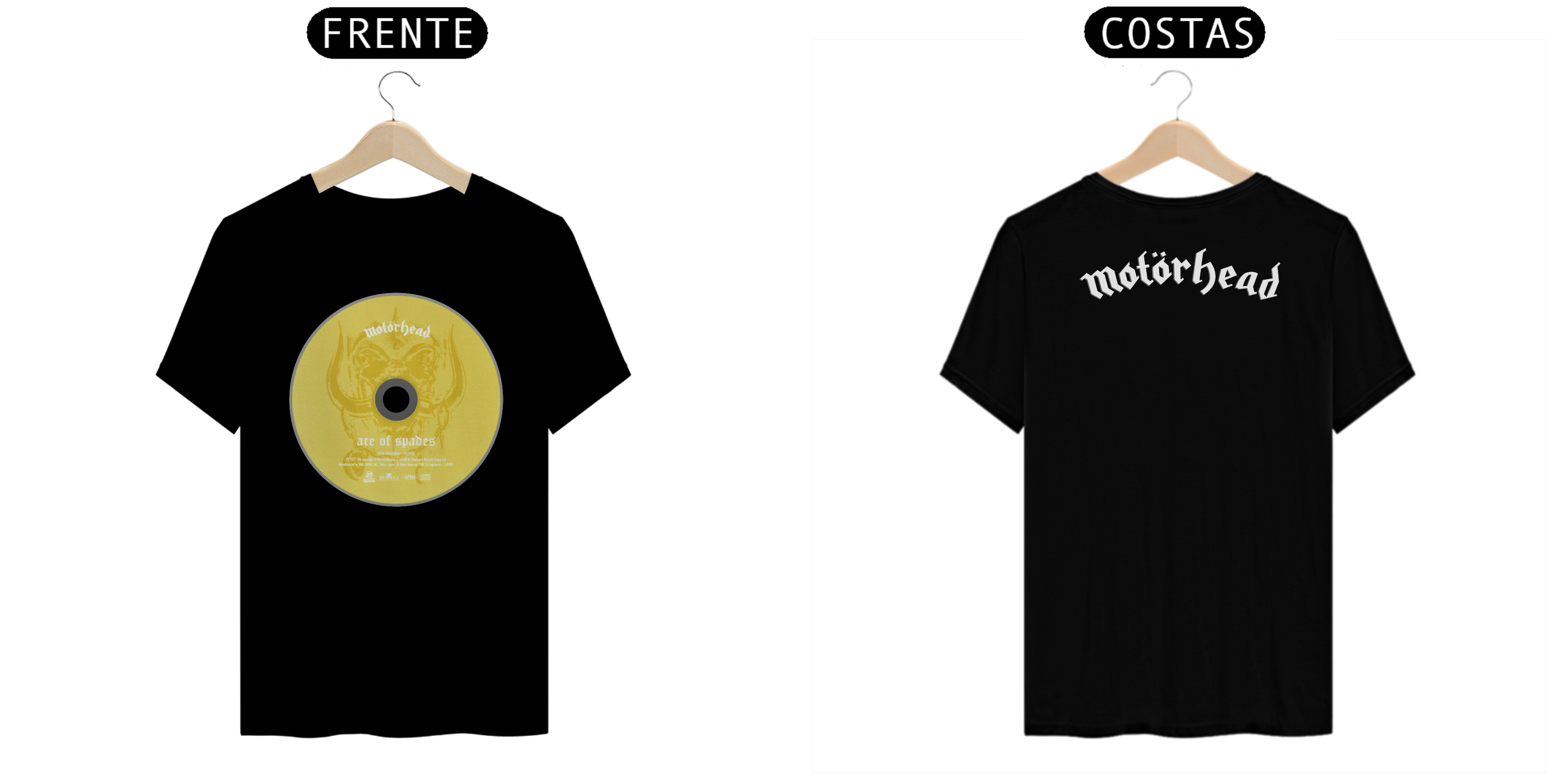 Camiseta Motorhead CD Ace of Spades