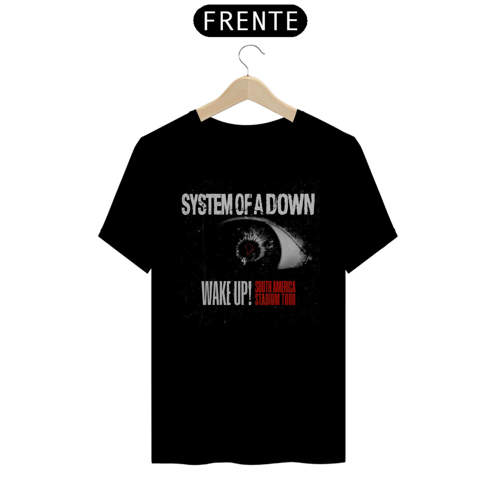 Nome do produto: Camiseta System of a down Wake up tour