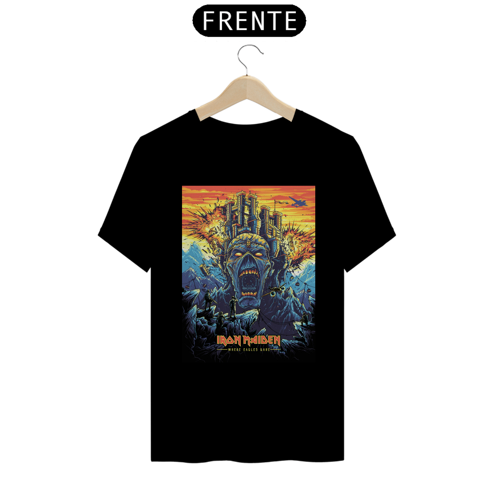 Camiseta Iron Maiden Eagles Dare
