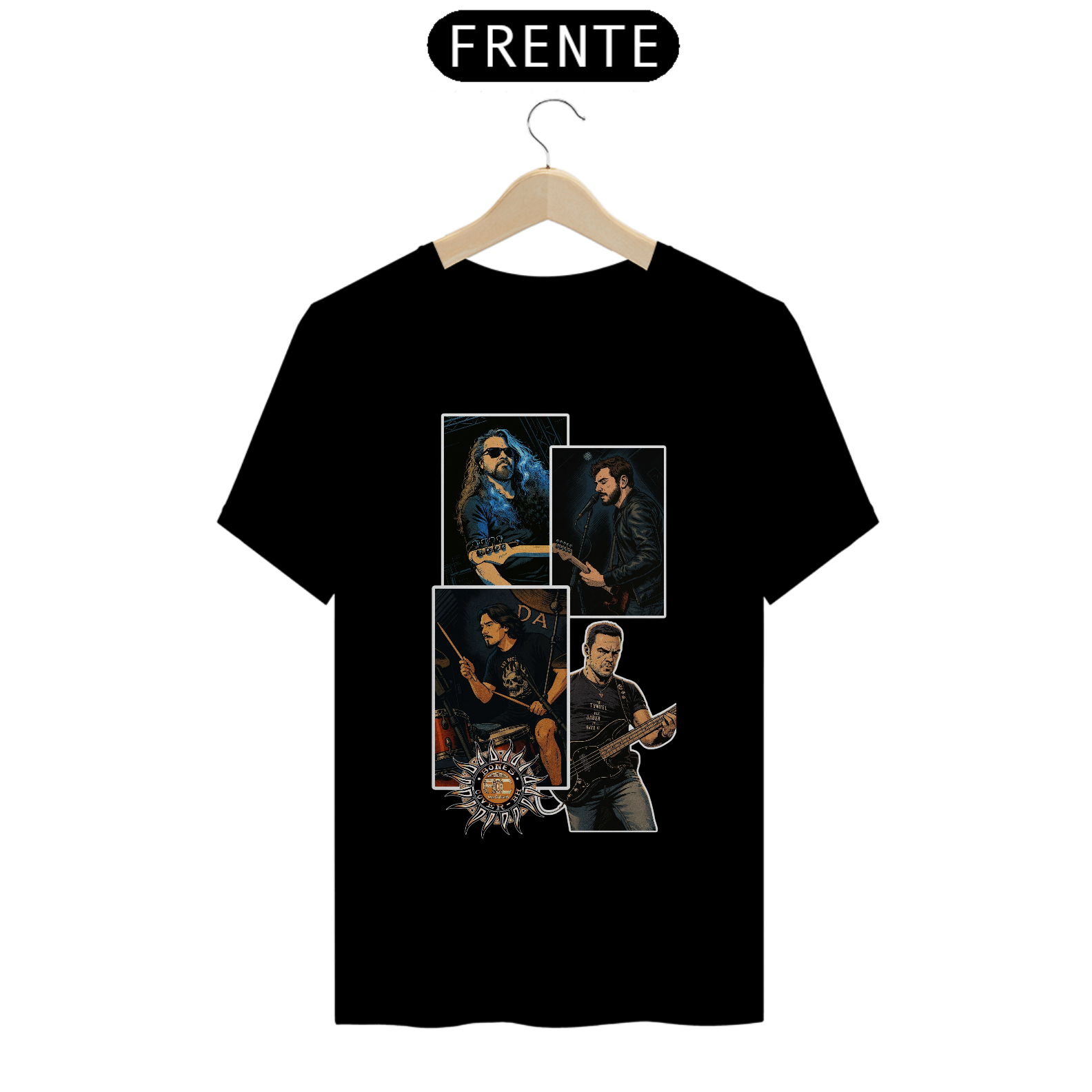 Camiseta Bones AiC Cover Hq DC Comics Style