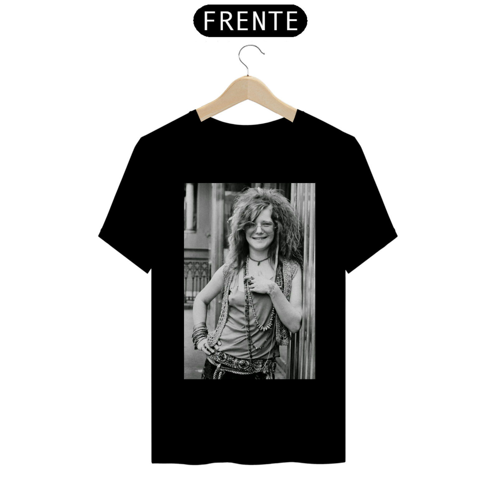 Nome do produto: Camiseta Janis Joplin Style