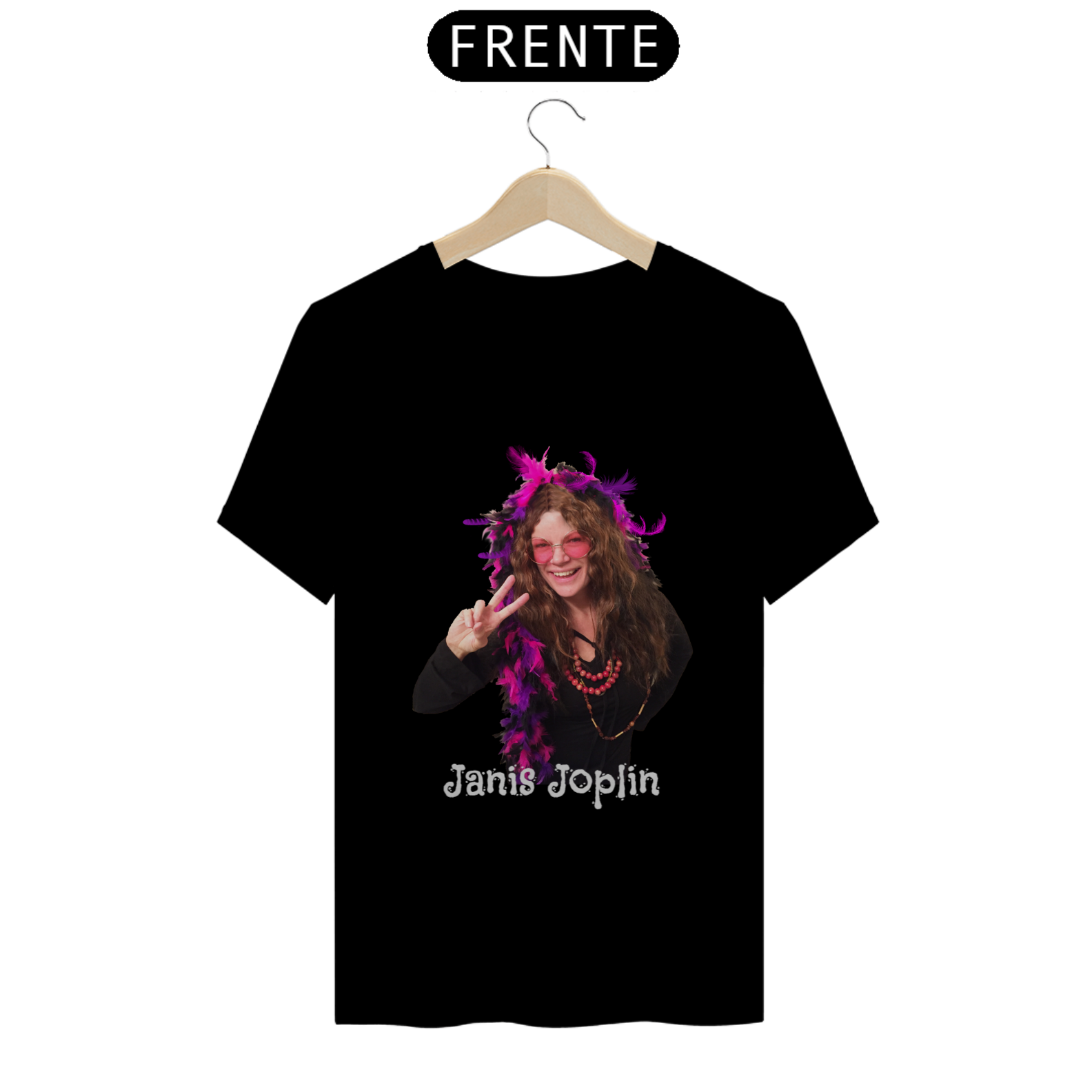 Camiseta Janis Joplin Peace