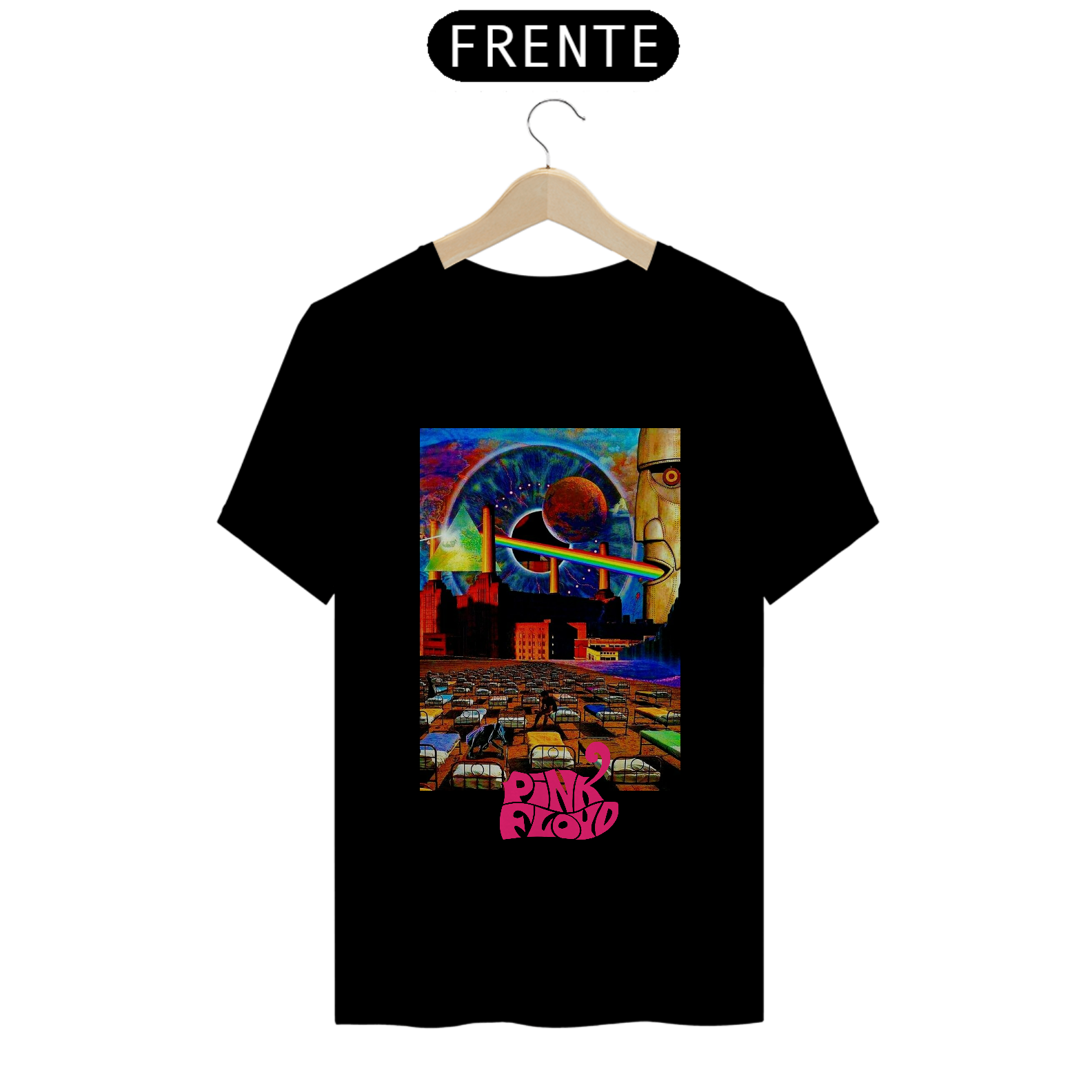 Nome do produto: Camiseta Pink Floyd Theme